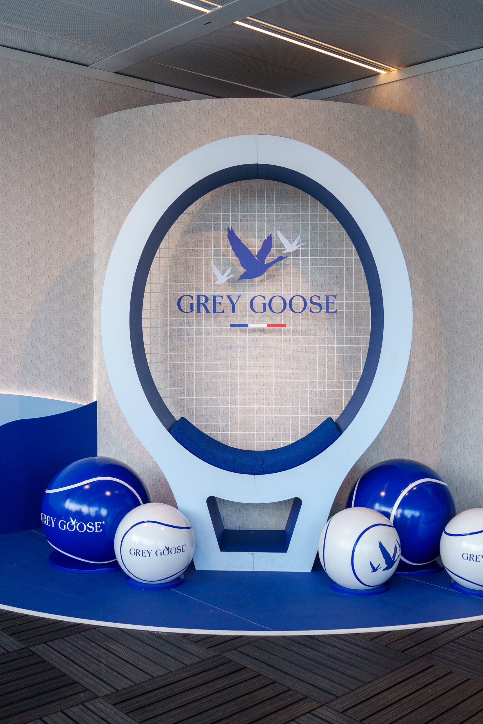Custom Grey Goose signage for Australian Open