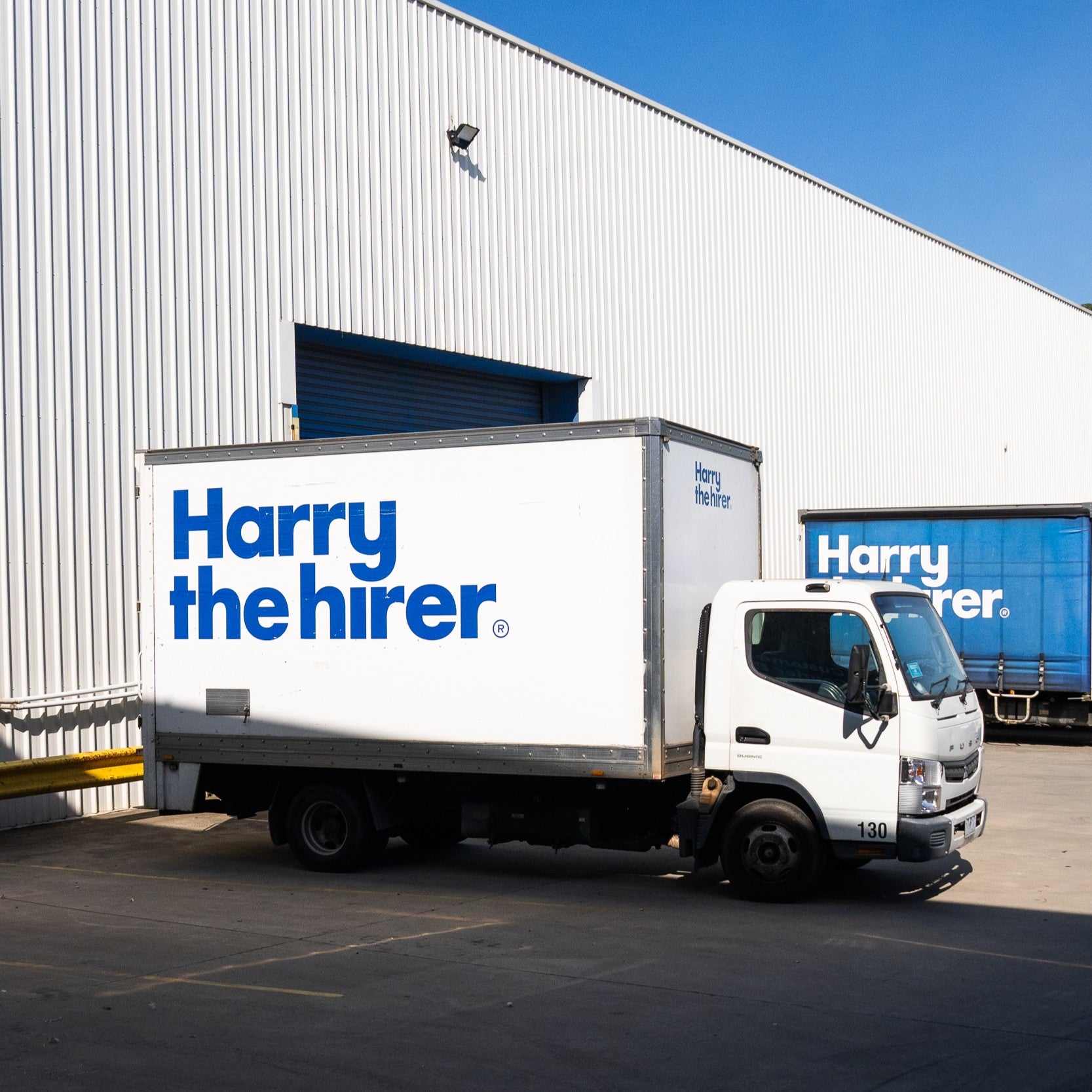 Harry the Hirer Trucks at Brooklyn Warehouse