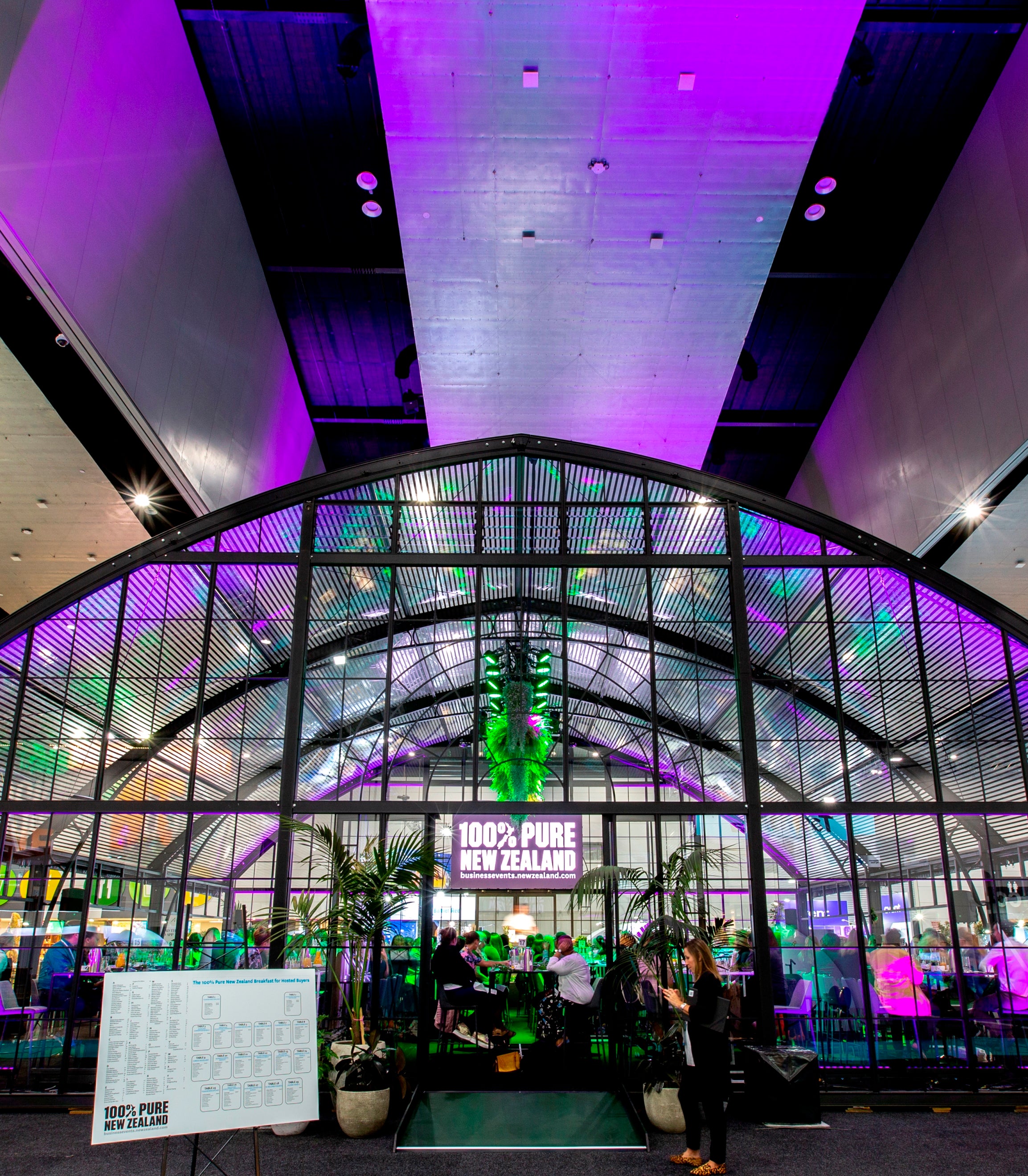 Atrium Marquee used an exhibition stand