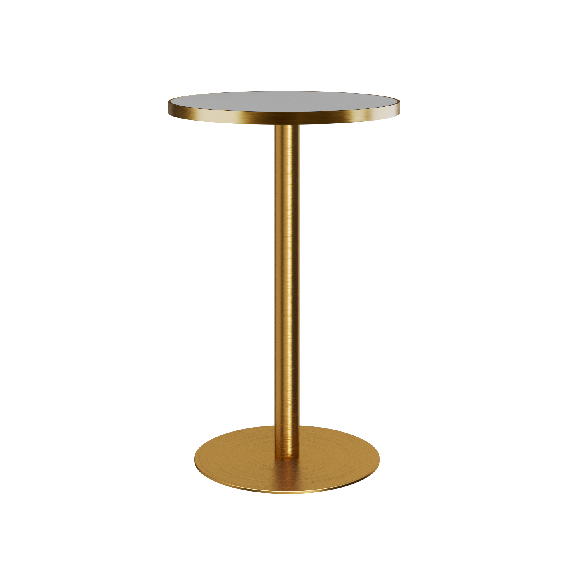 Halo Bar Table With Rim - Round