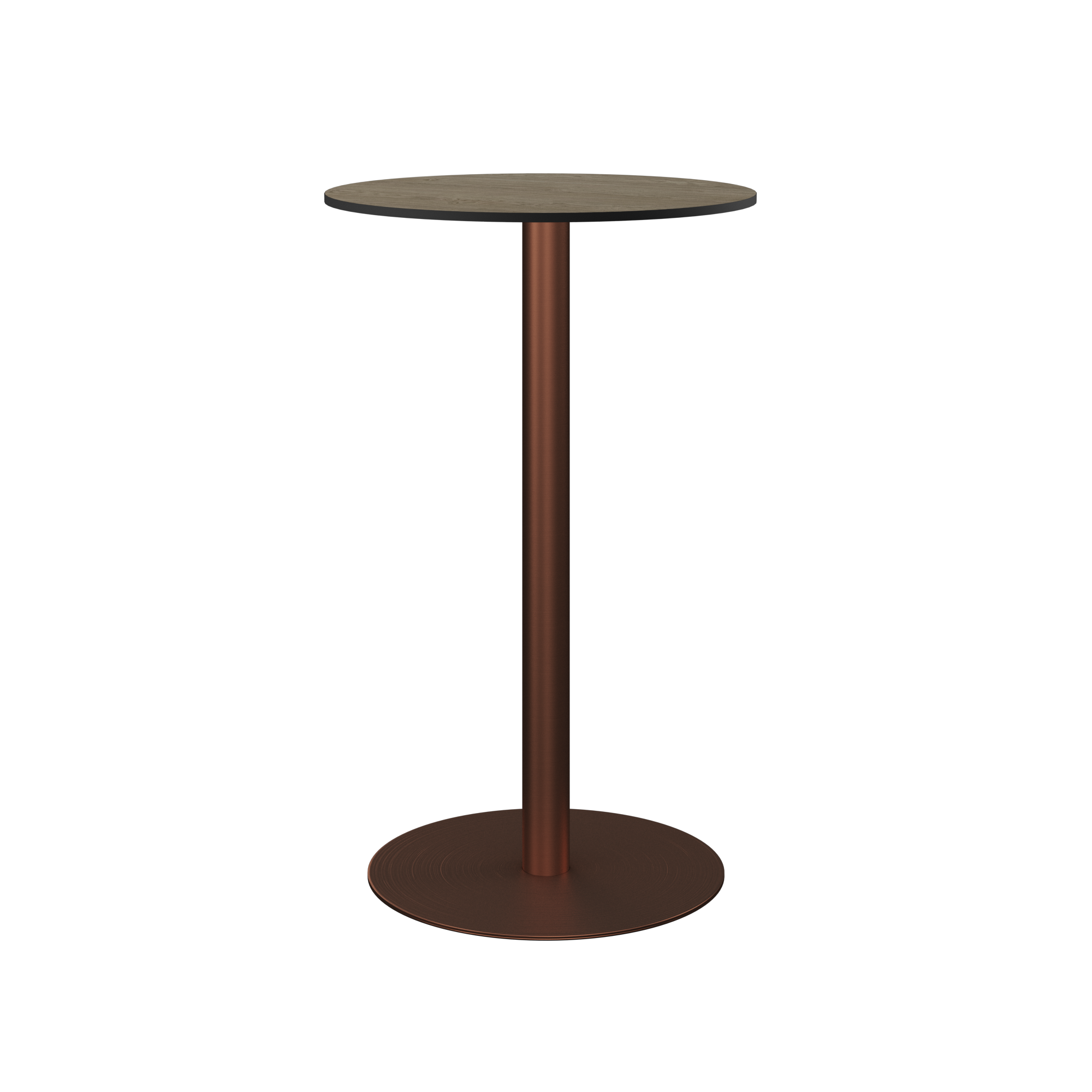 Halo Bar Table With Rim - Round