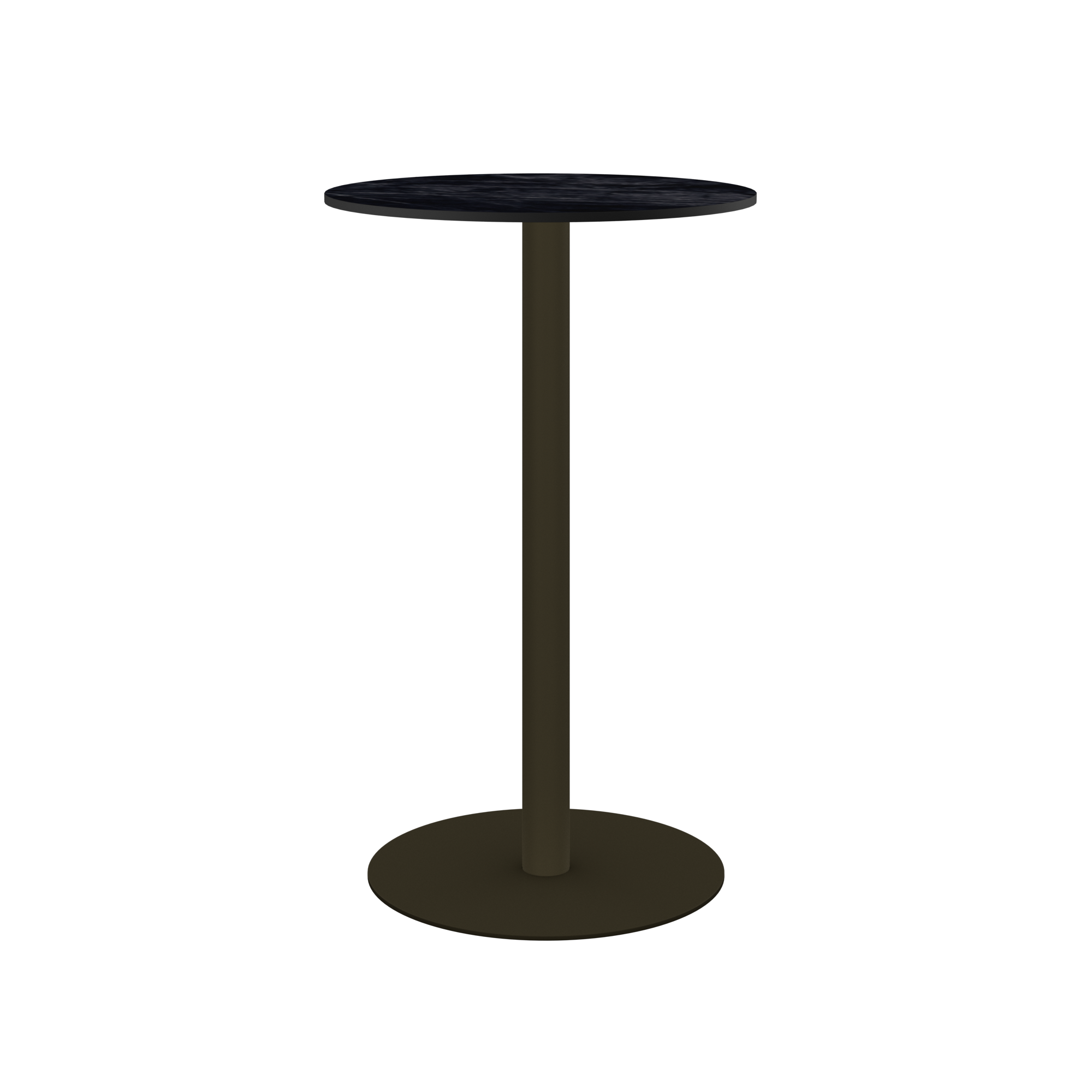Halo Bar Table With Rim - Round