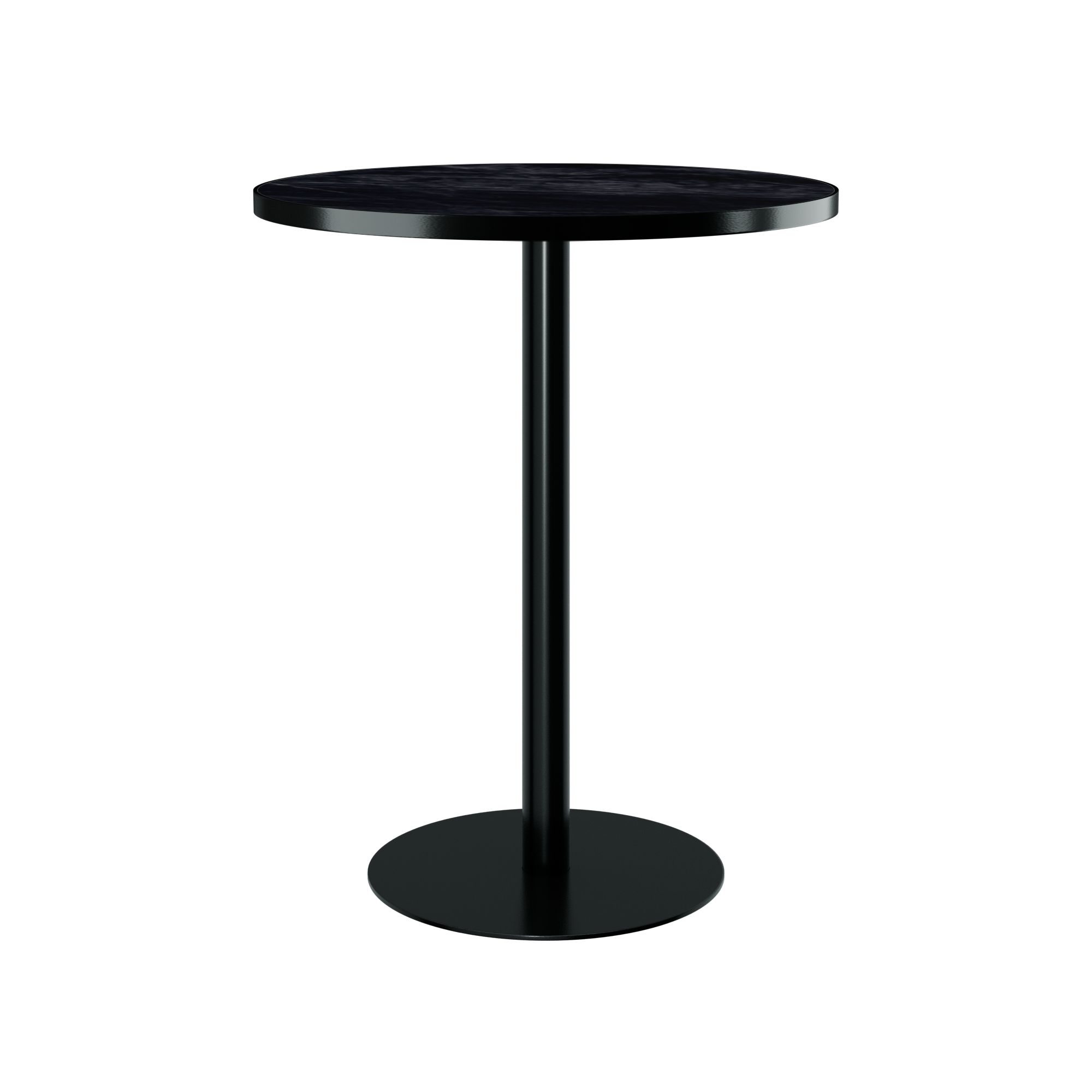 Halo Bar Table With Rim - Round