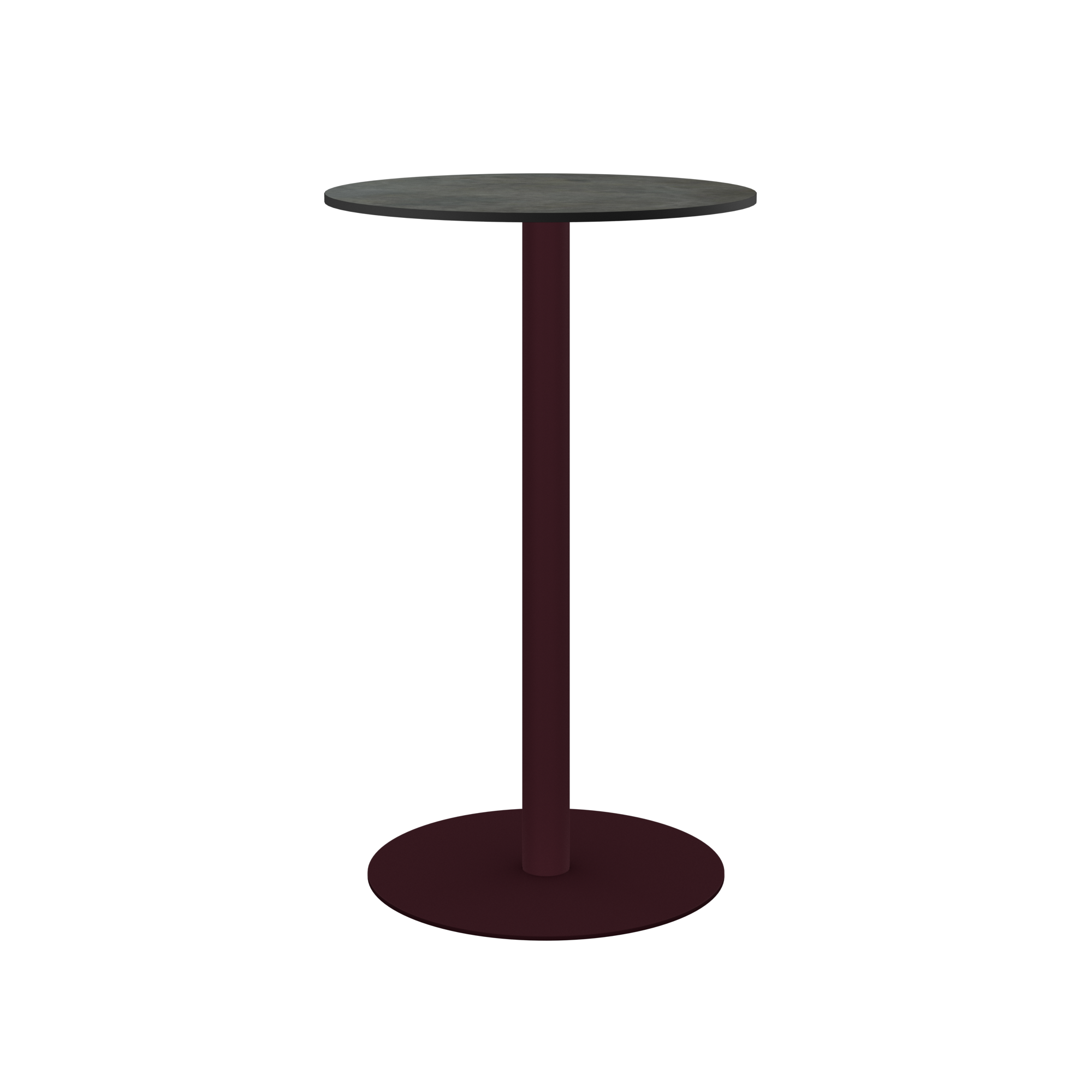 Halo Bar Table With Rim - Round