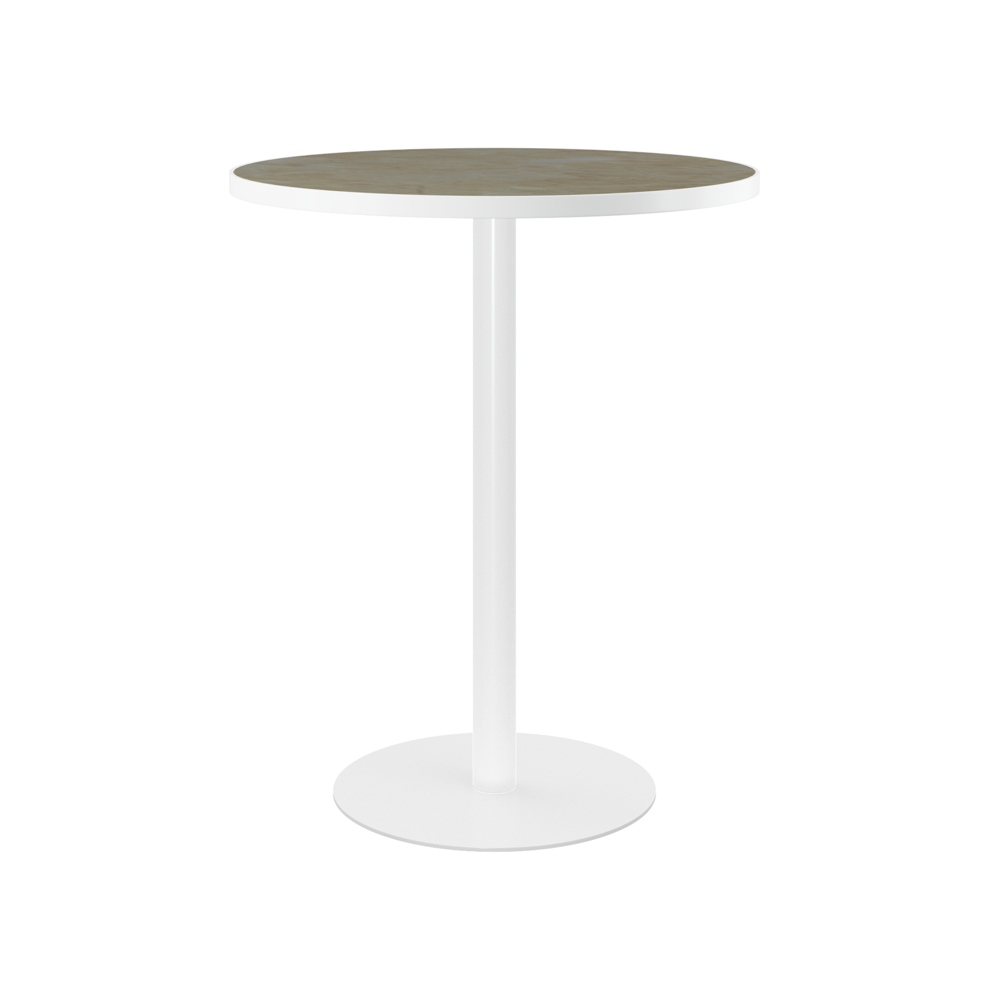 Halo Bar Table With Rim - Round