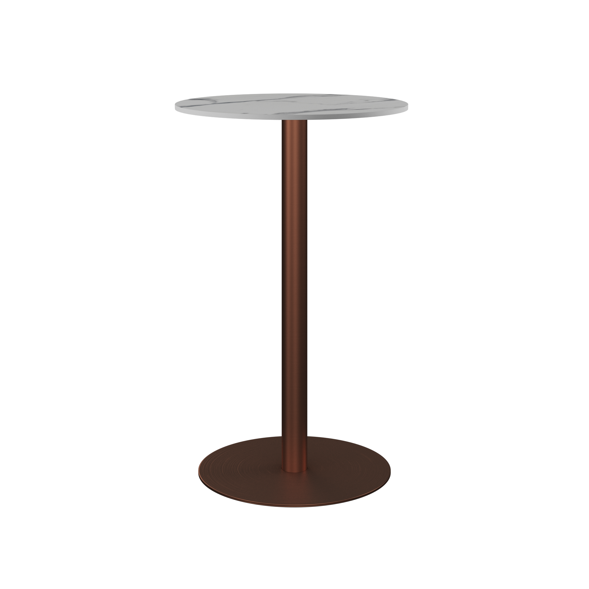 Halo Bar Table With Rim - Round