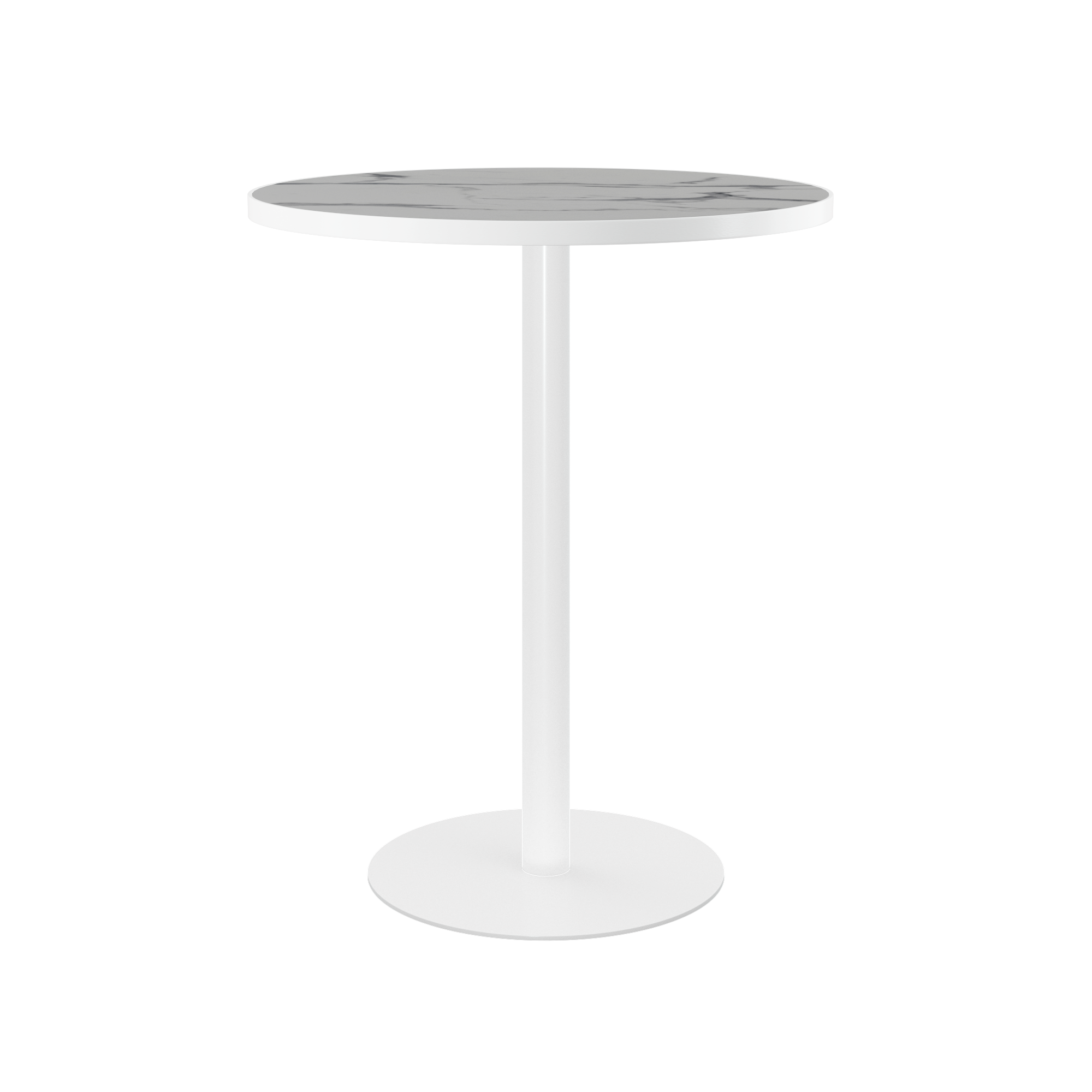Halo Bar Table With Rim - Round