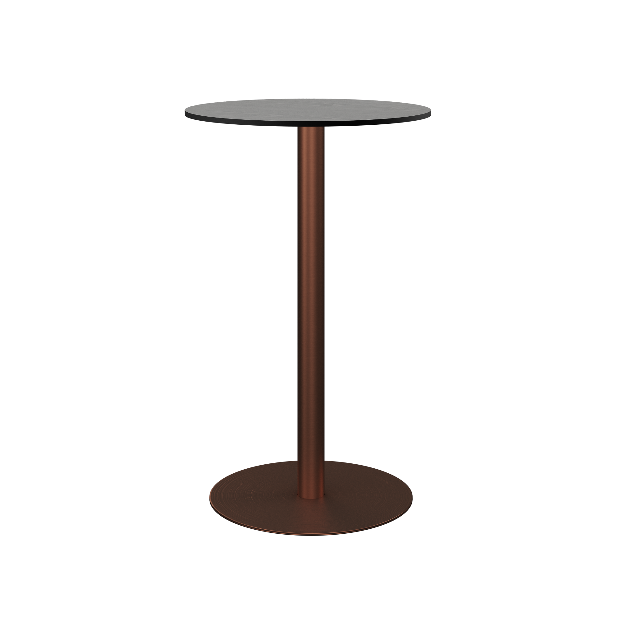 Halo Bar Table With Rim - Round