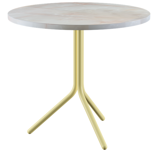 Poseidon Café Table - Colourful (Round)