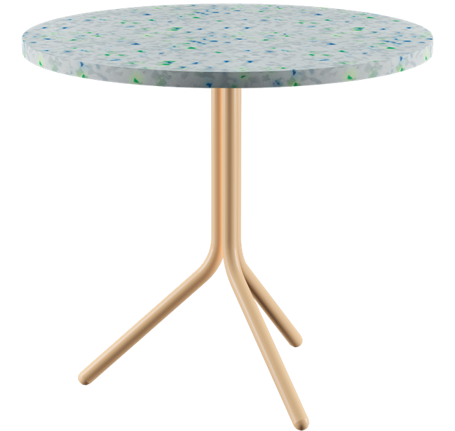 Poseidon Café Table - Colourful (Round)