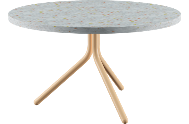 Poseidon Coffee Table - Neutral (Round)