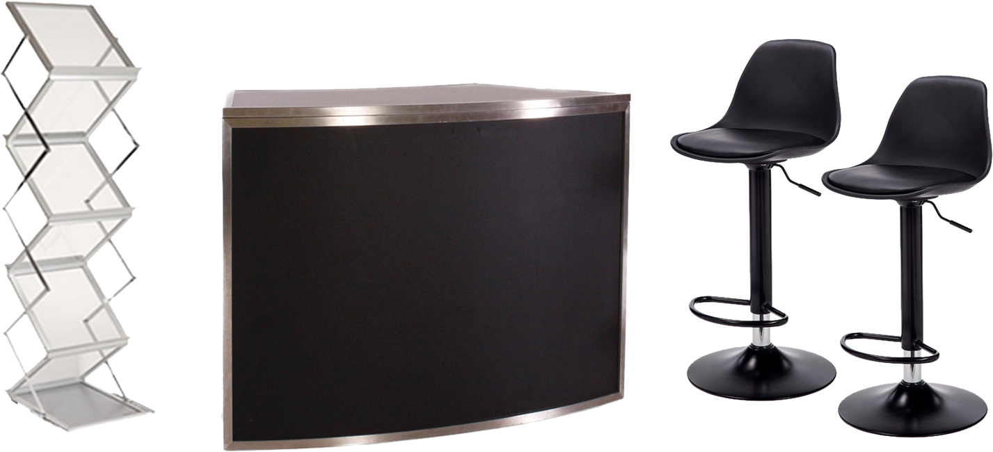 Chameleon Curved Counter Package - Full Signage