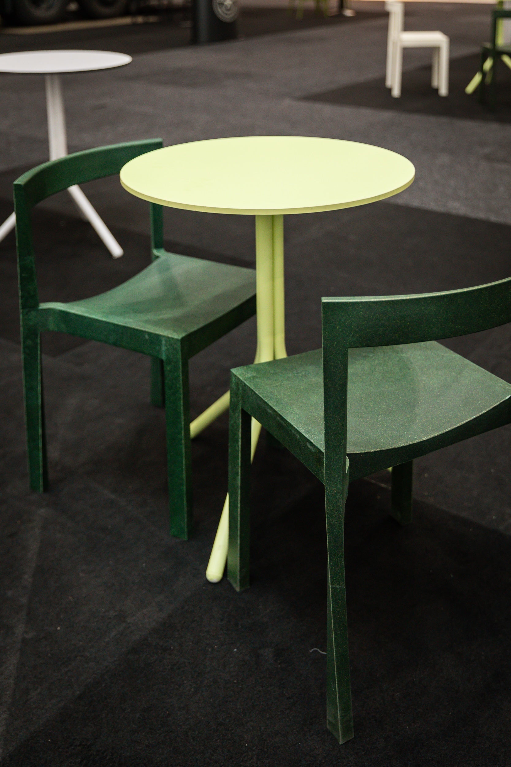 Poseidon Café Table - Colourful (Round)