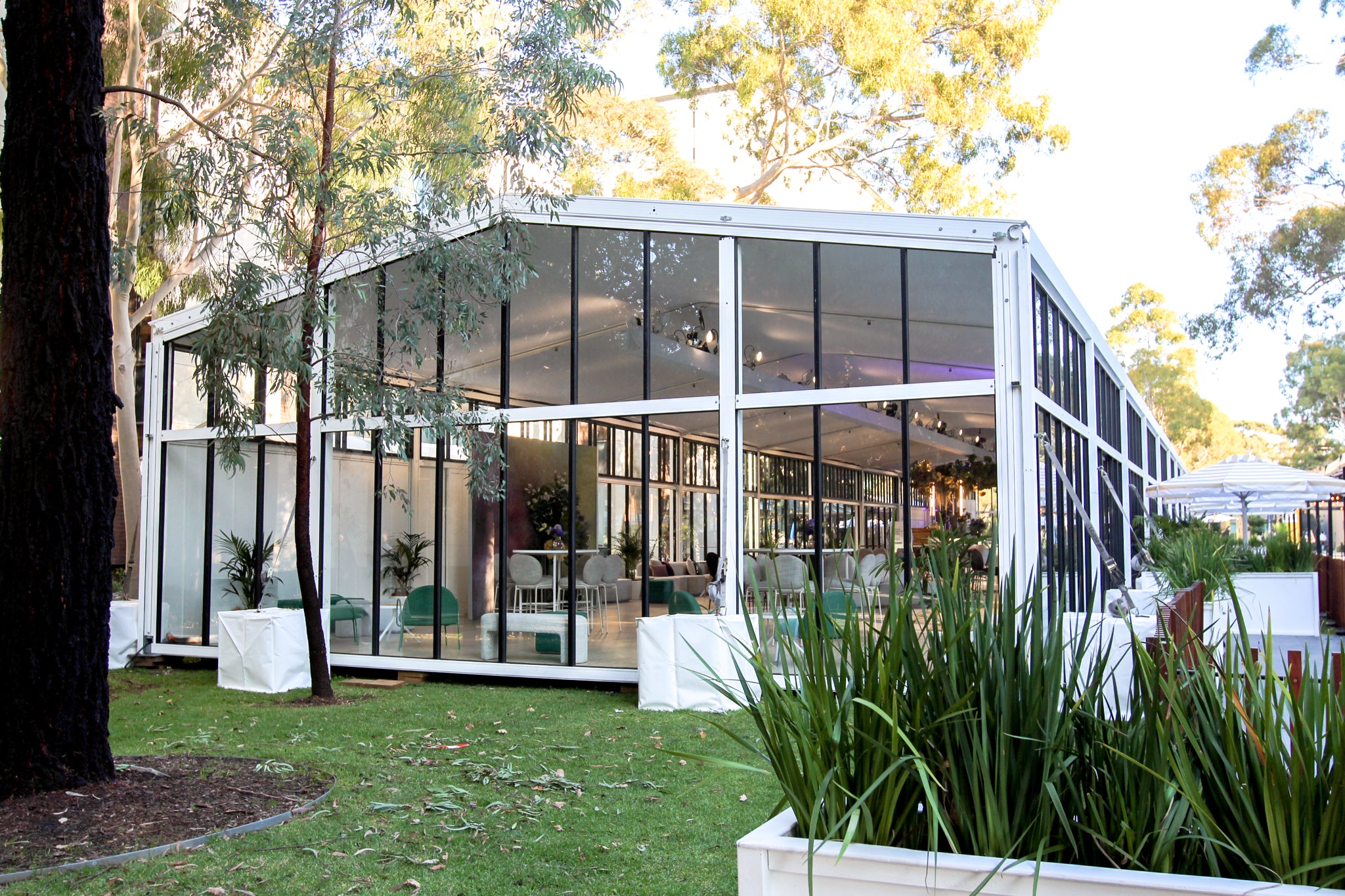 Exterior shot of our Alto structure in woodlands