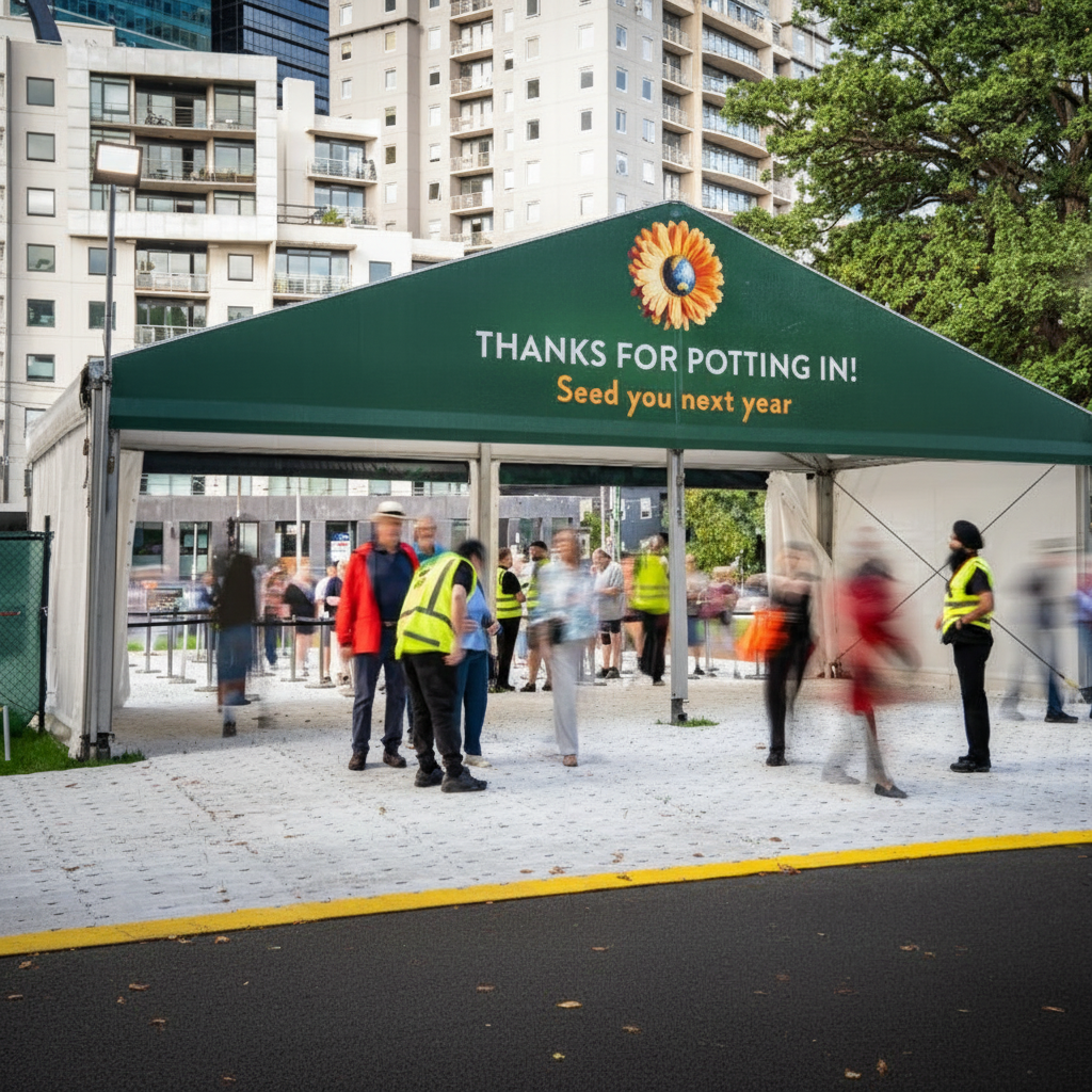Entrance Signage at the Melbourne International Flower and Garden Show