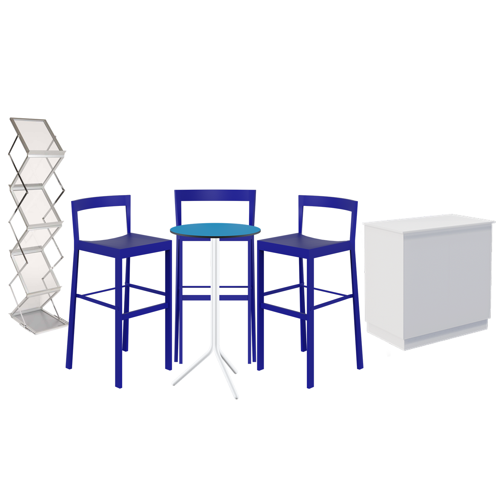 Walk-on Bar Table Package w/ Chameleon Cupboard