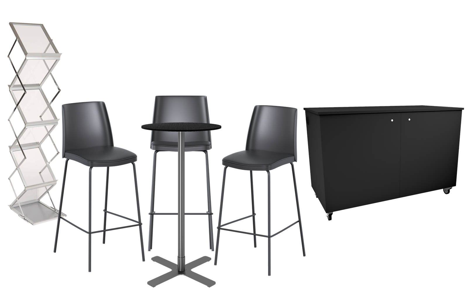 Walk-on Stainless Plus - Sia Bar Table Package