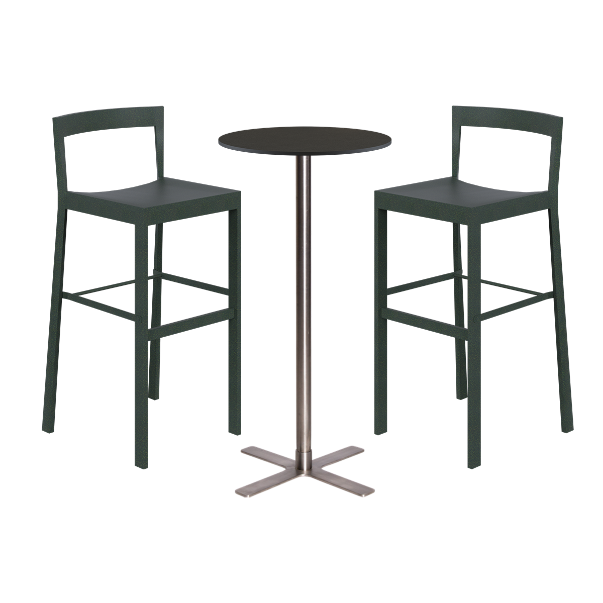 Baxter Bar Table Package - 2 Stools