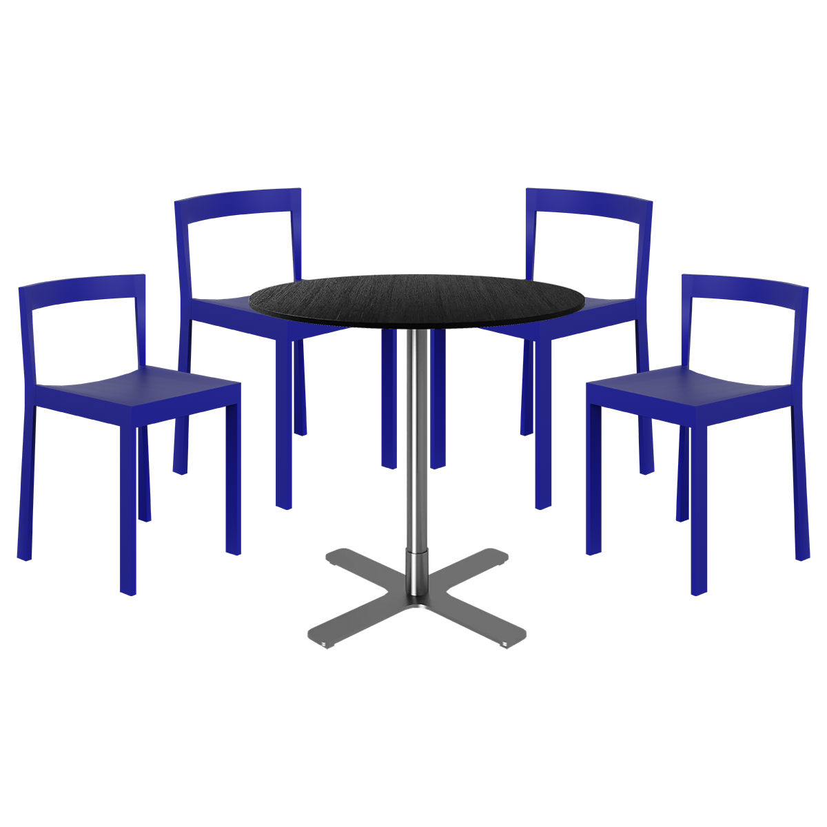 Baxter Cafe Table Package - 4 Chairs
