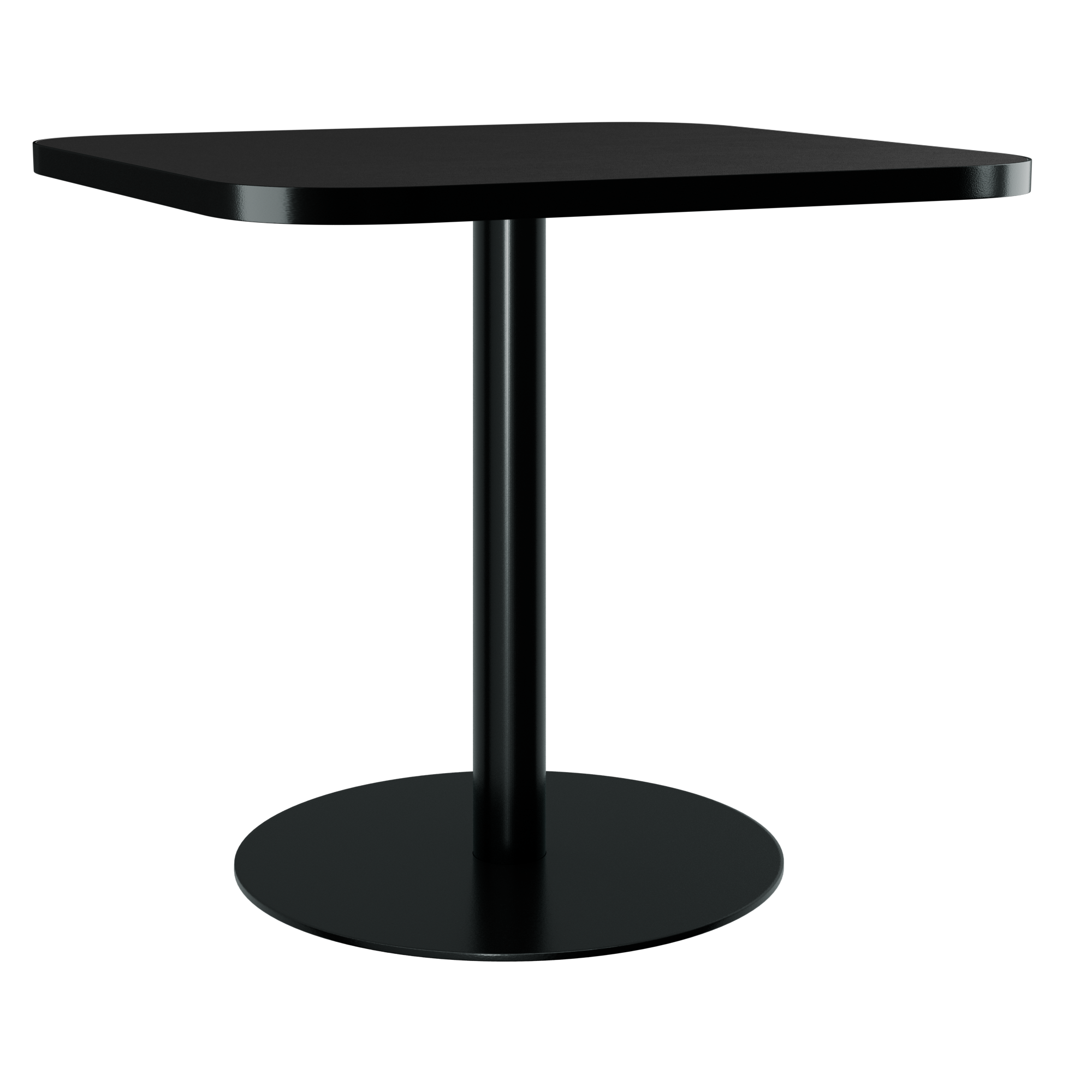 Halo Café Table With Rim - Rounded Square