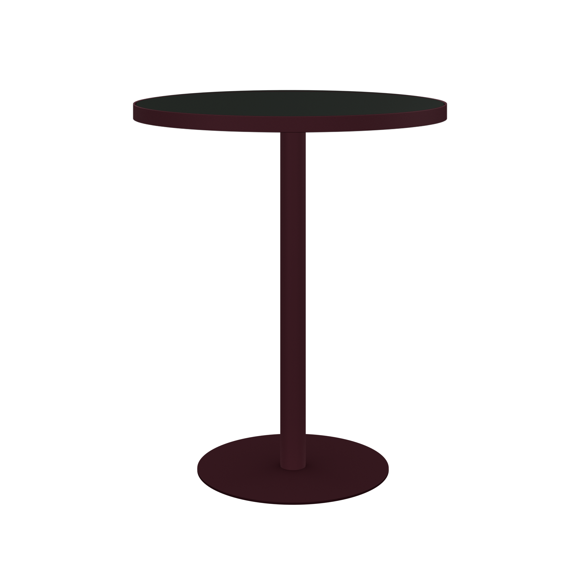 Halo Bar Table With Rim - Round
