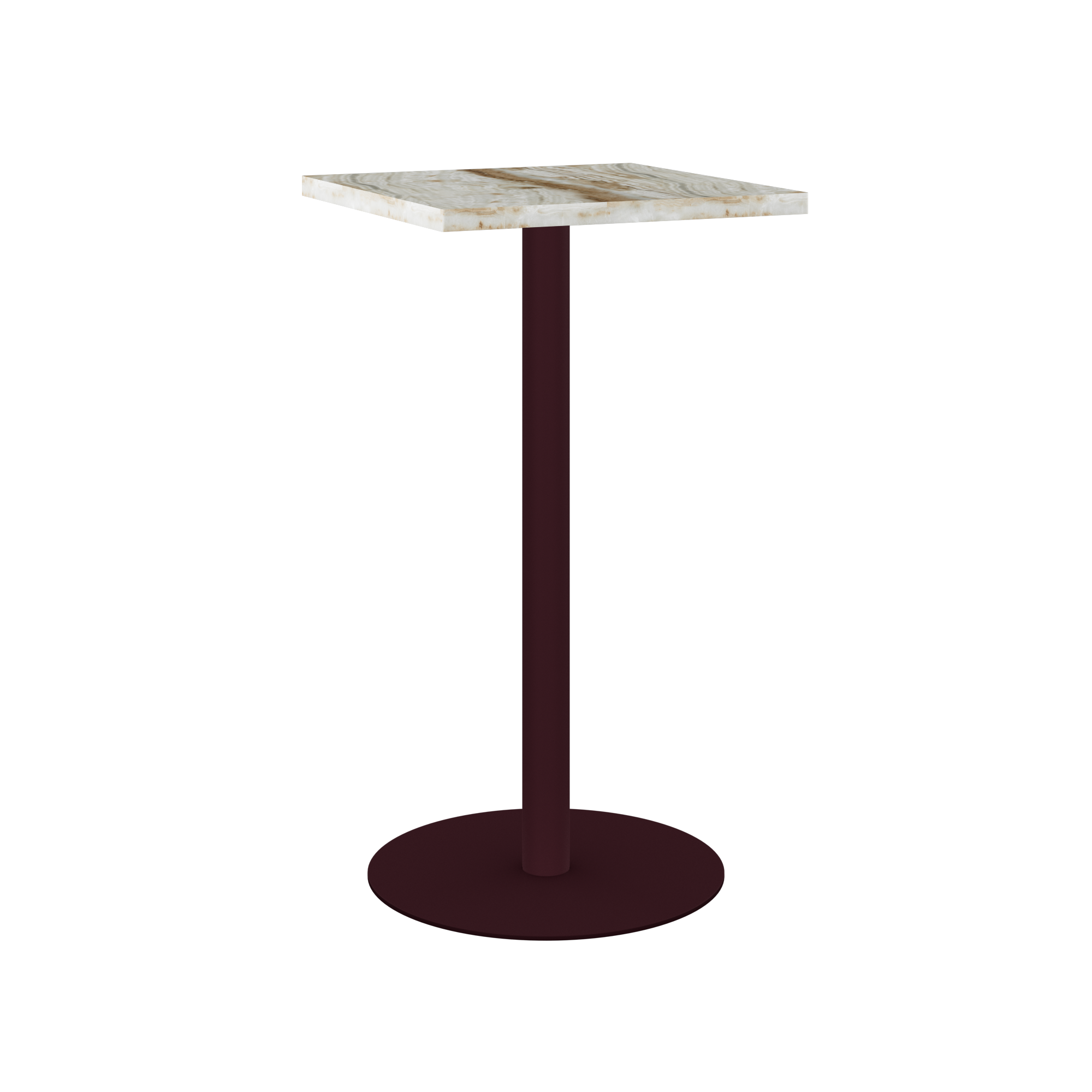 Halo Marble Bar Table - Square