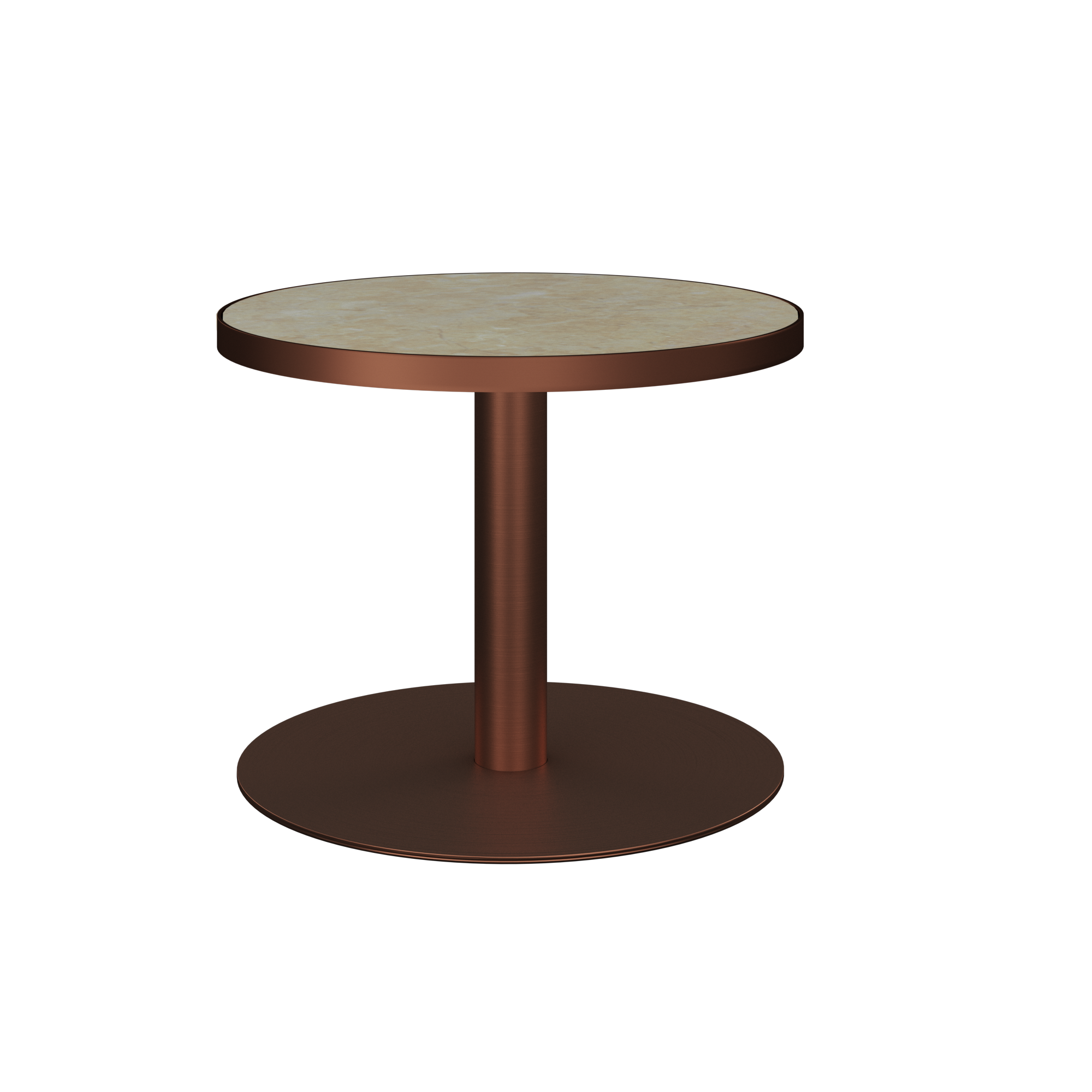 Halo Side Table - Round With Rim