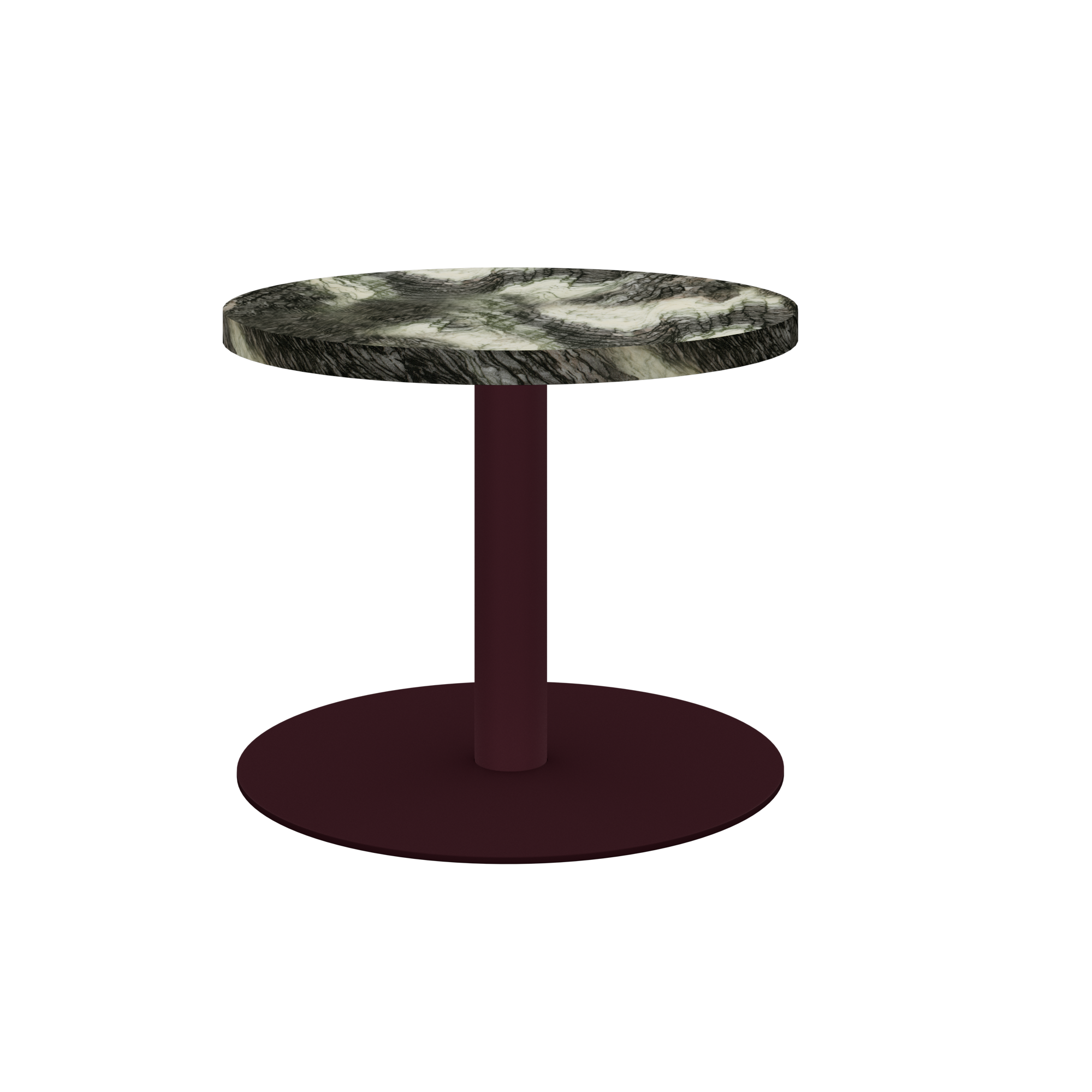 Halo Marble Side Table - Round