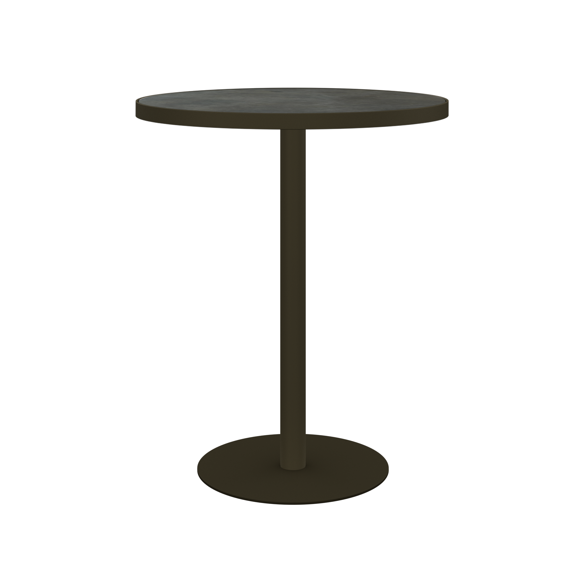 Halo Bar Table With Rim - Round