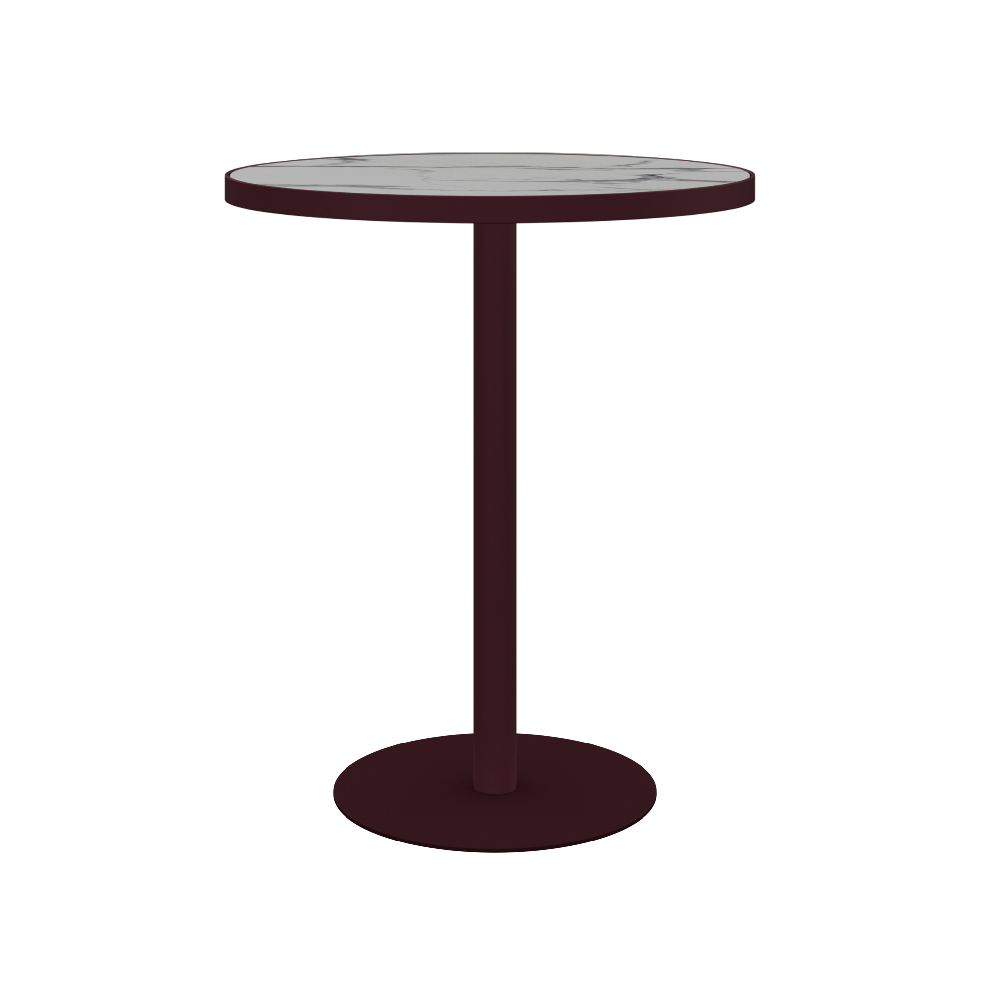 Halo Bar Table With Rim - Round