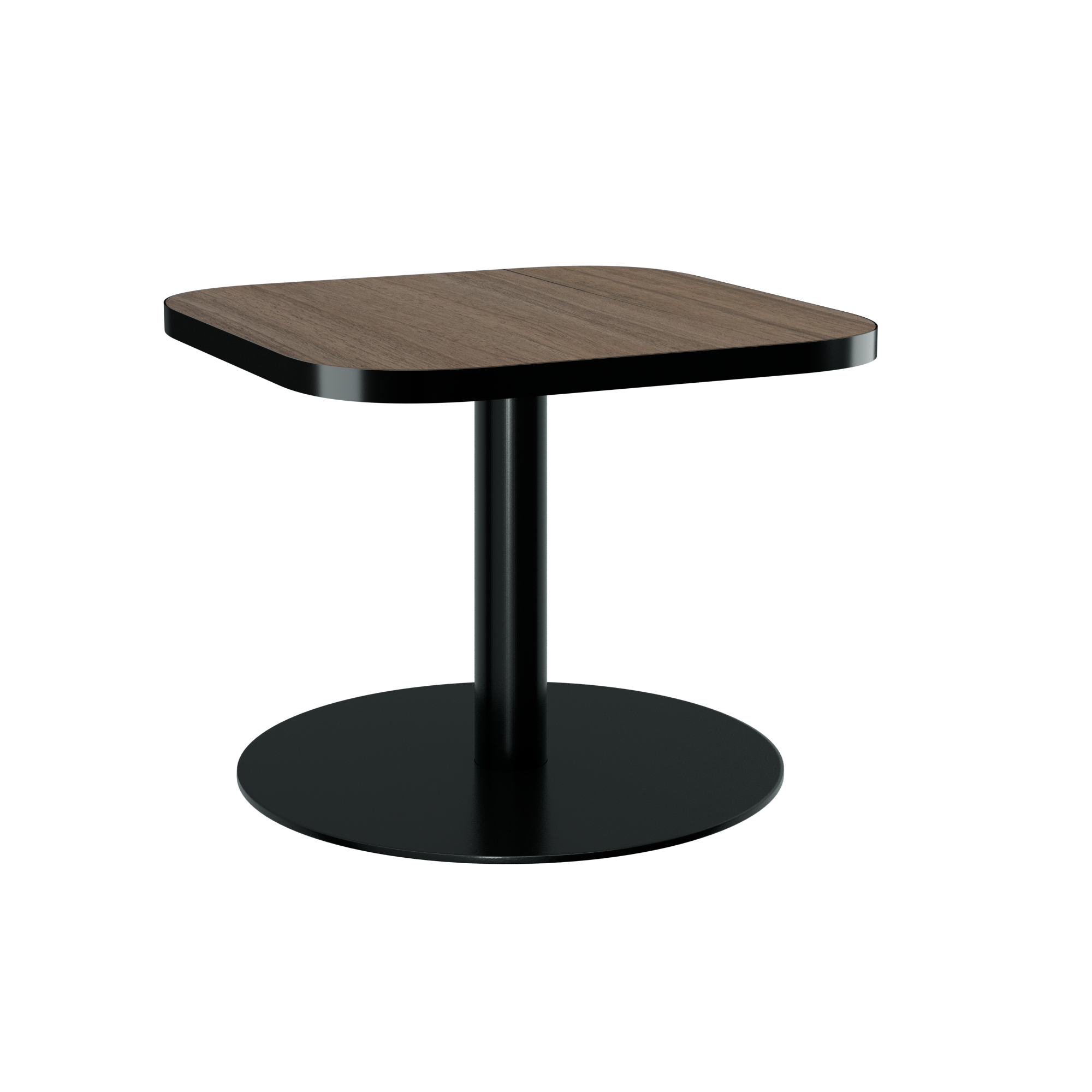 Halo Side Table - Rounded Square With Rim