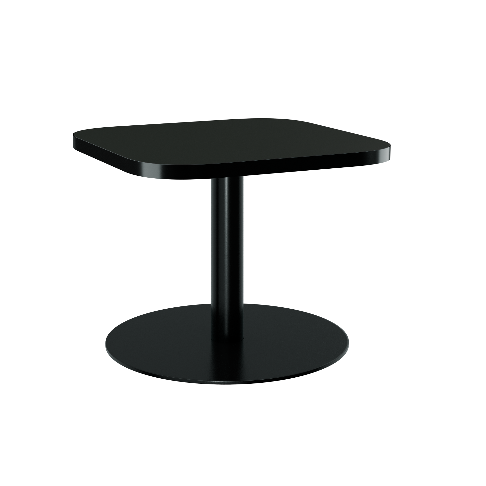 Halo Side Table - Rounded Square With Rim