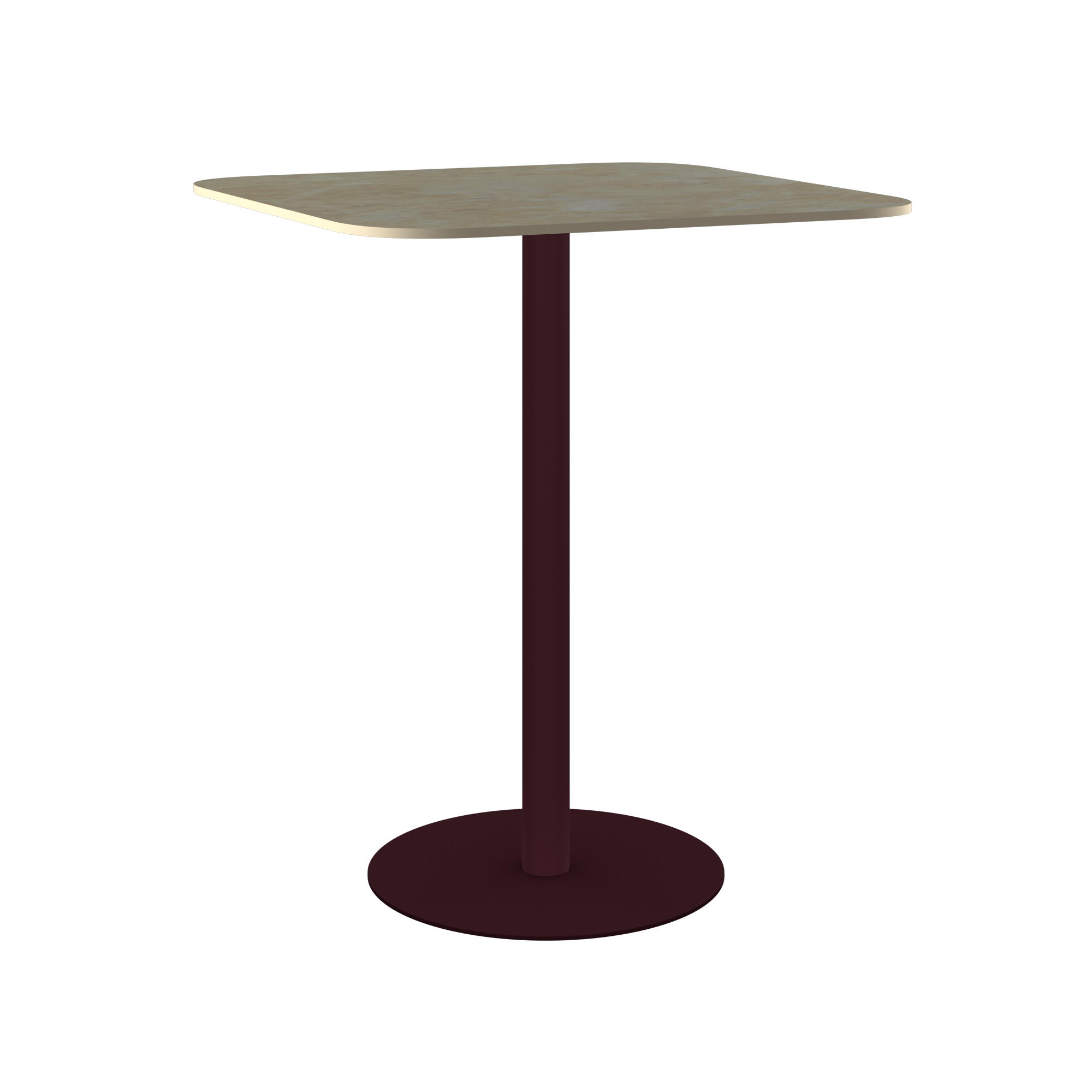 Halo Bar Table - Rounded Square