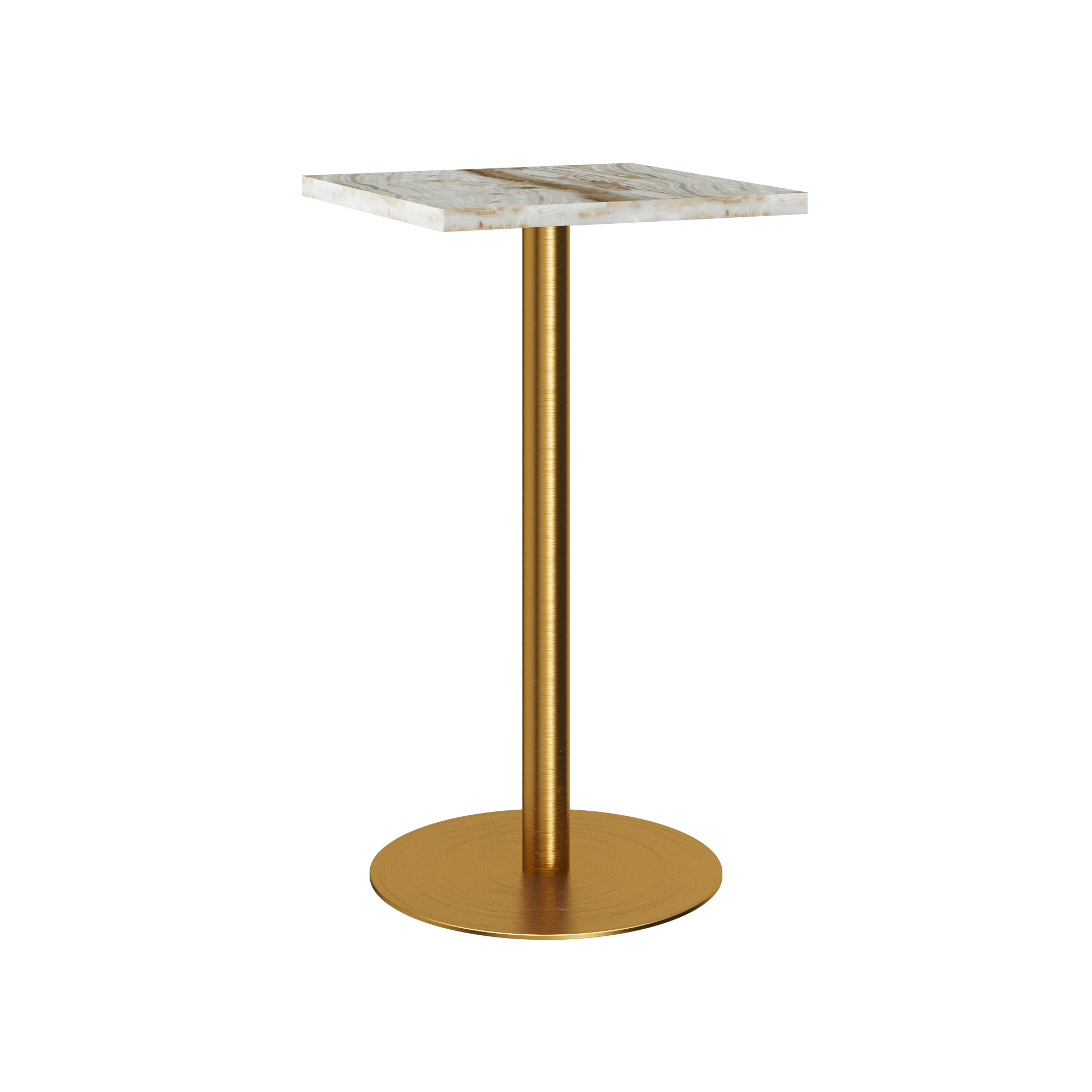 Halo Marble Bar Table - Square