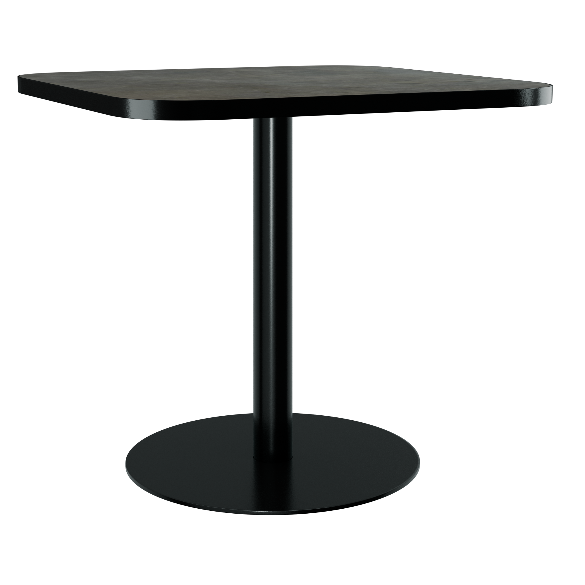 Halo Café Table With Rim - Rounded Square