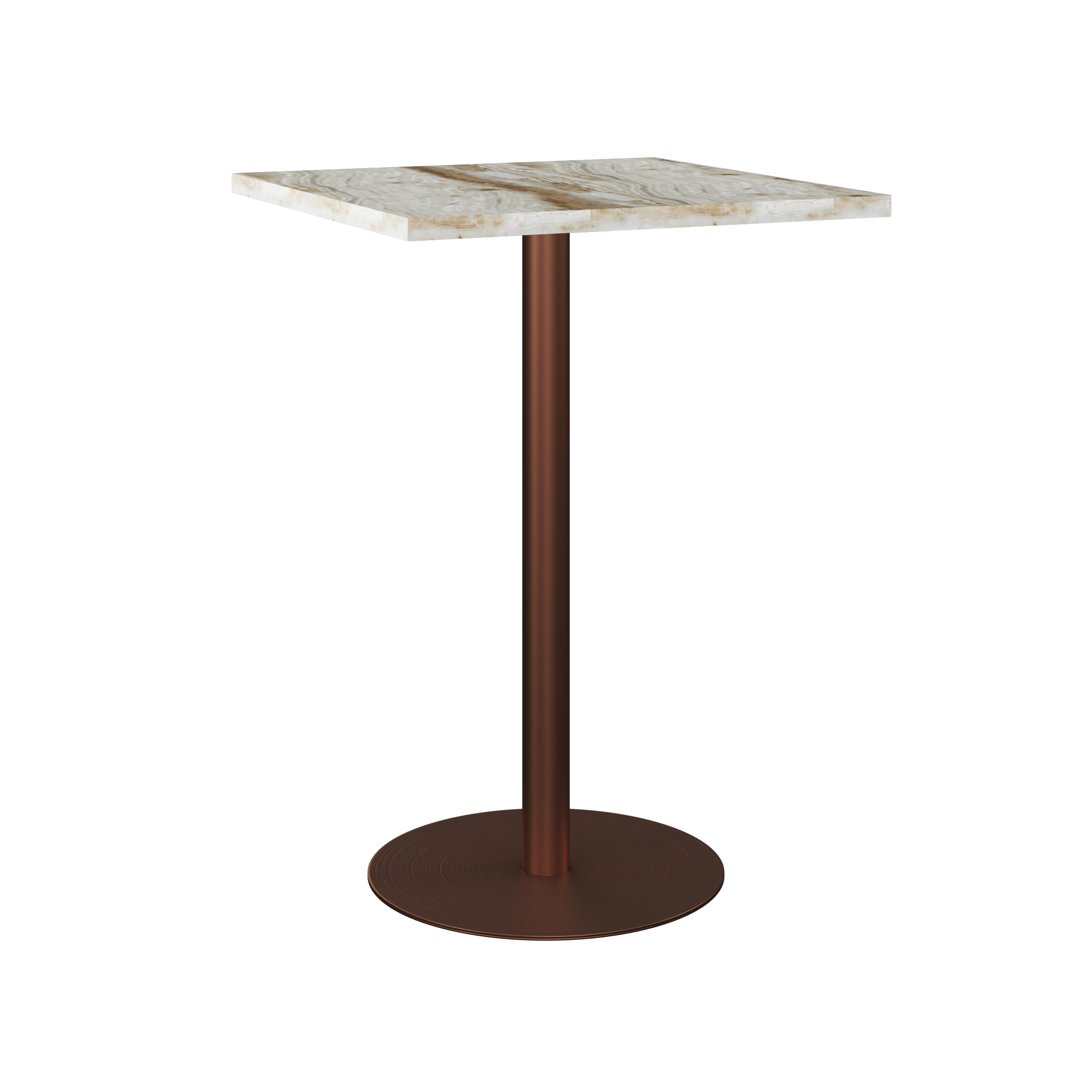 Halo Marble Bar Table - Square