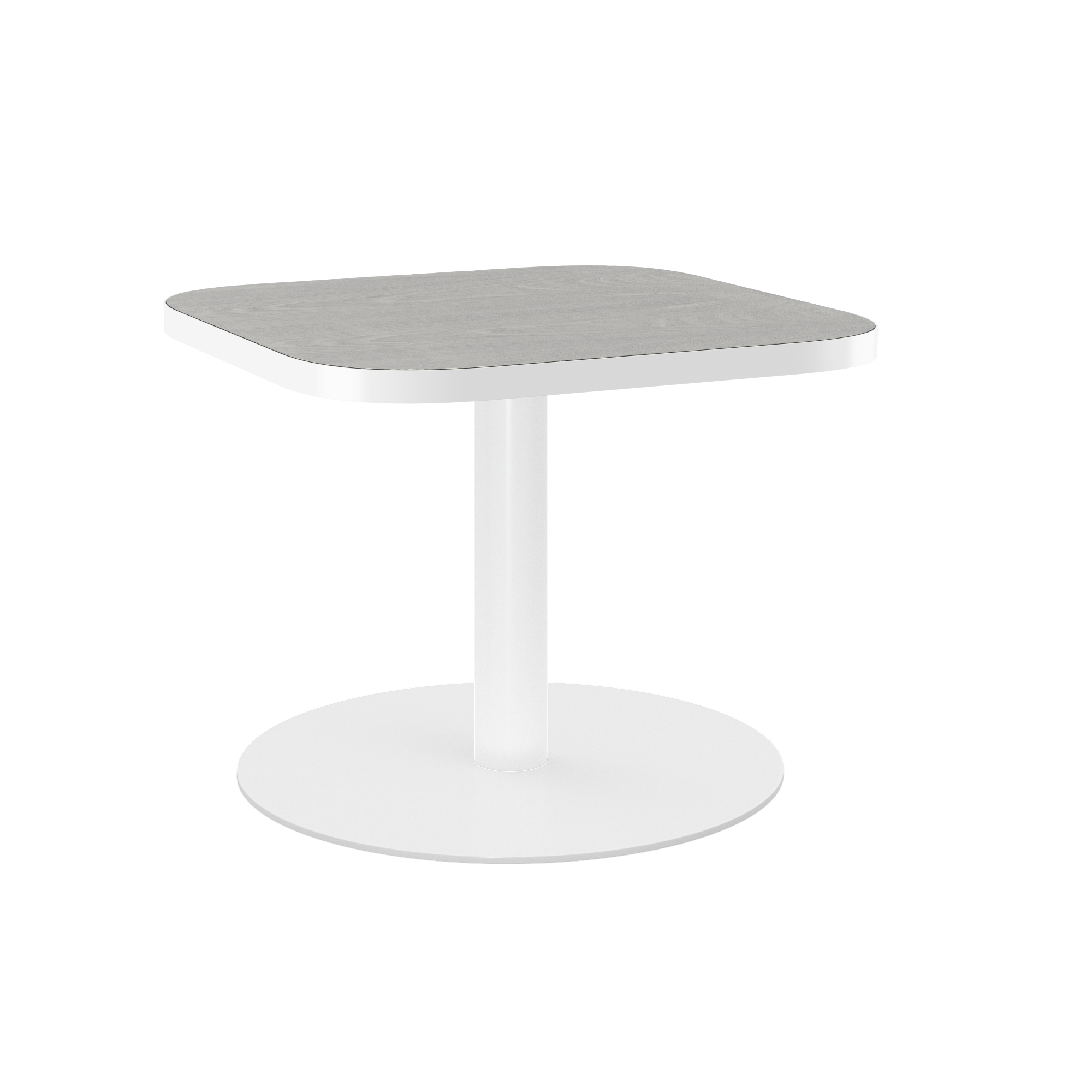 Halo Side Table - Rounded Square With Rim