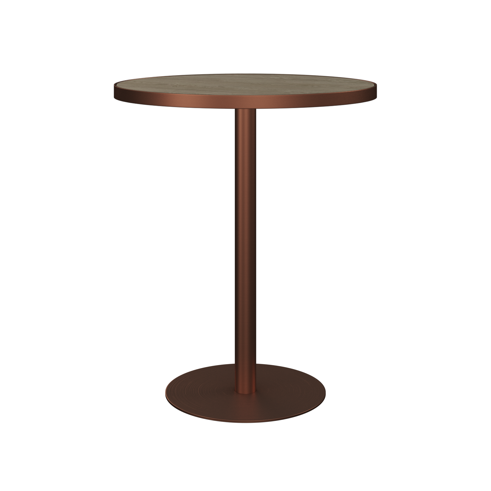 Halo Bar Table With Rim - Round