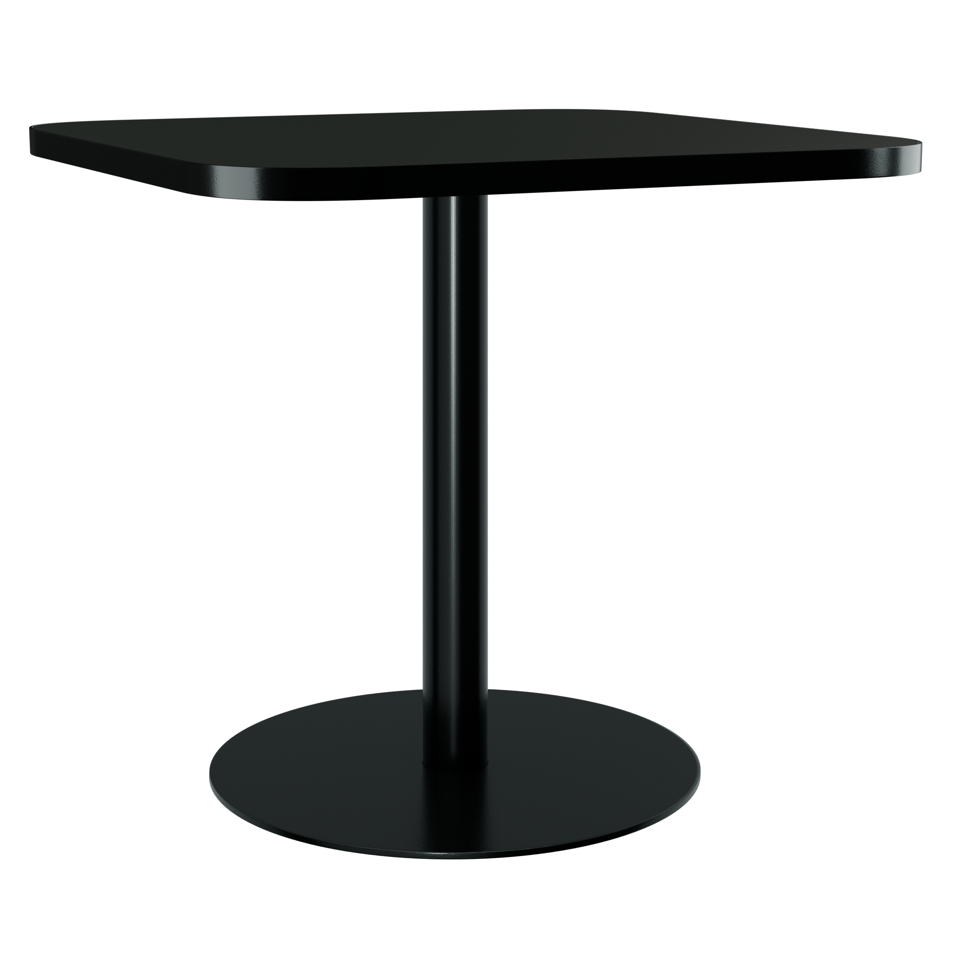 Halo Café Table With Rim - Rounded Square