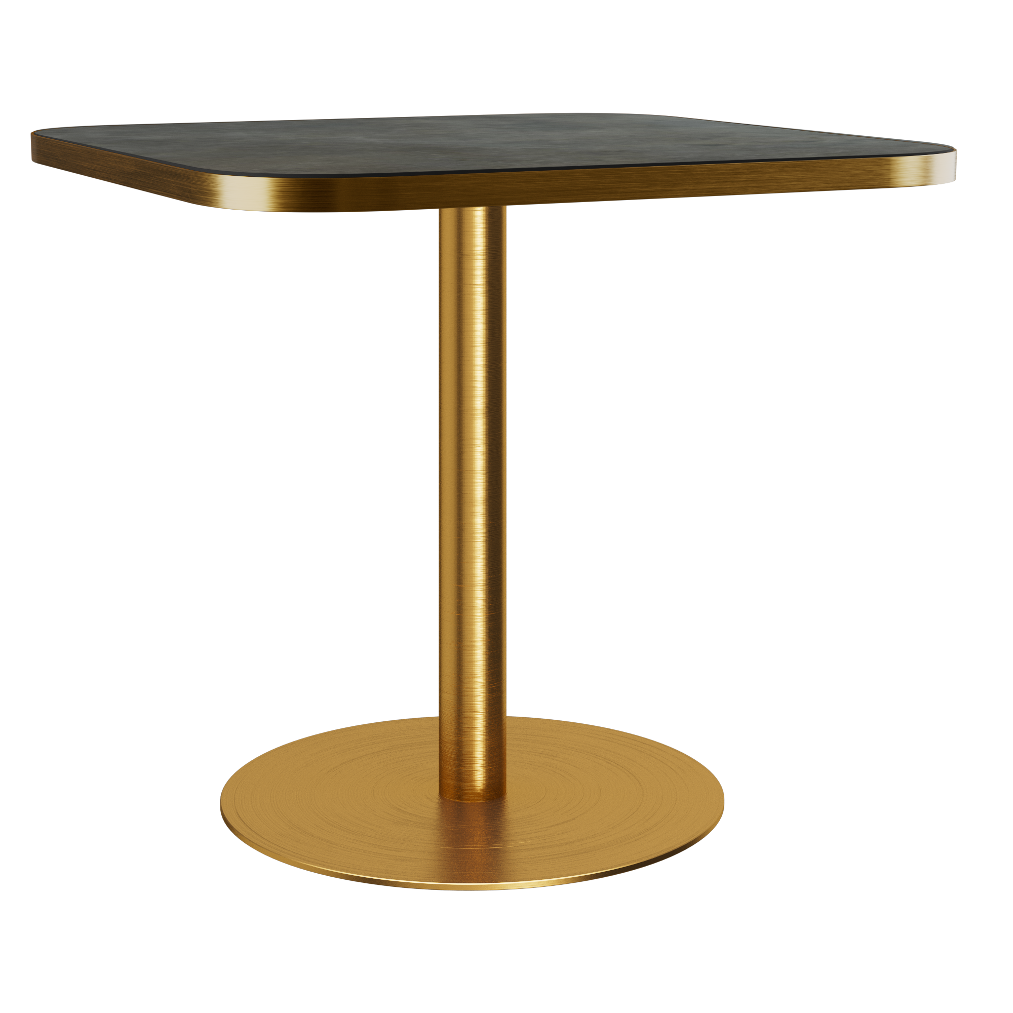 Halo Café Table With Rim - Rounded Square