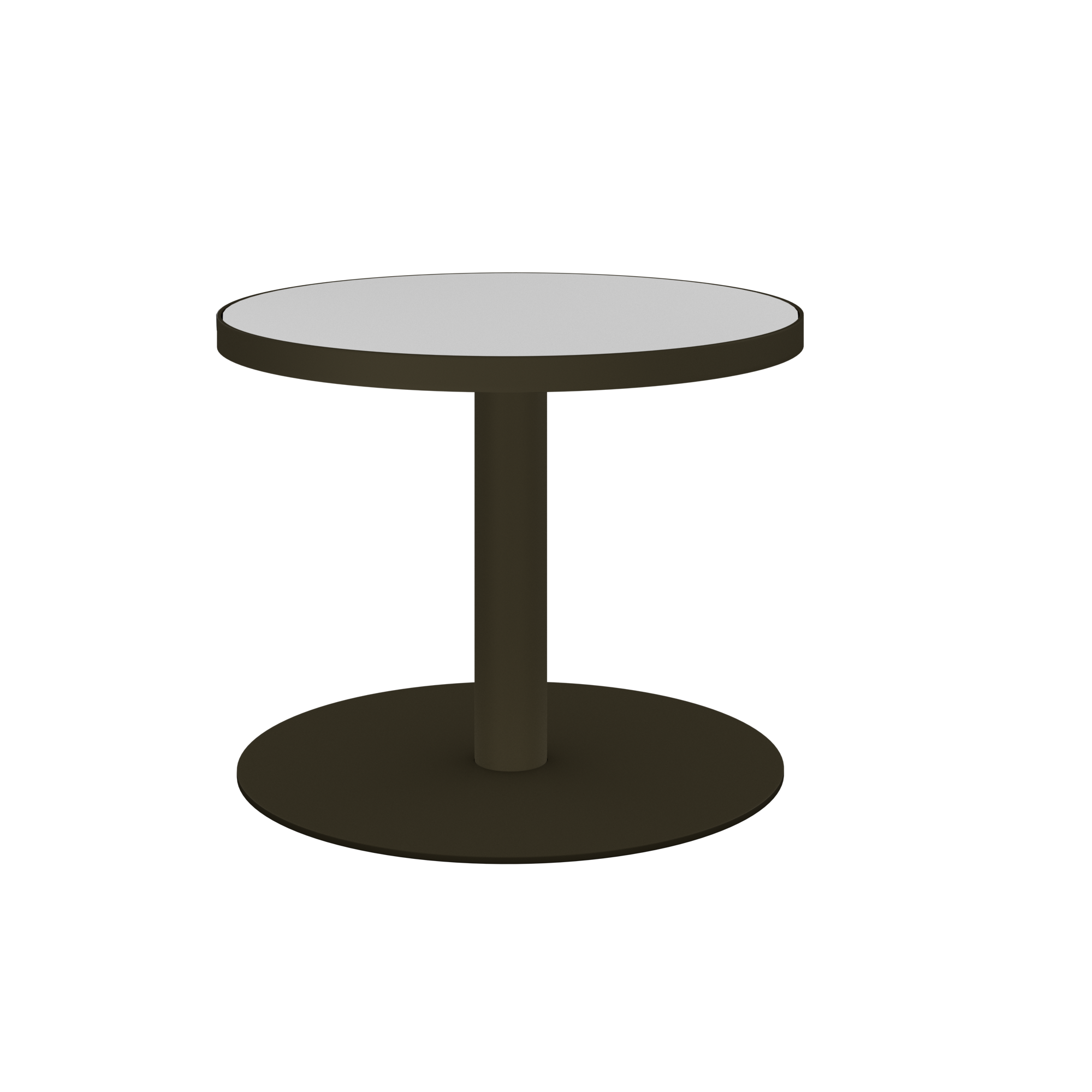 Halo Side Table - Round With Rim