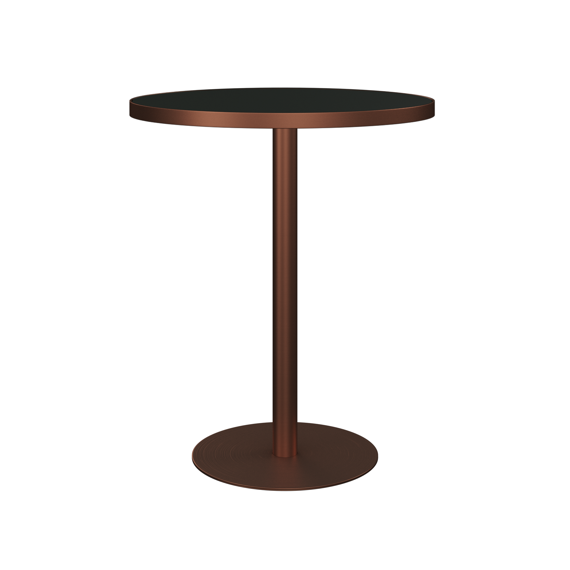 Halo Bar Table With Rim - Round