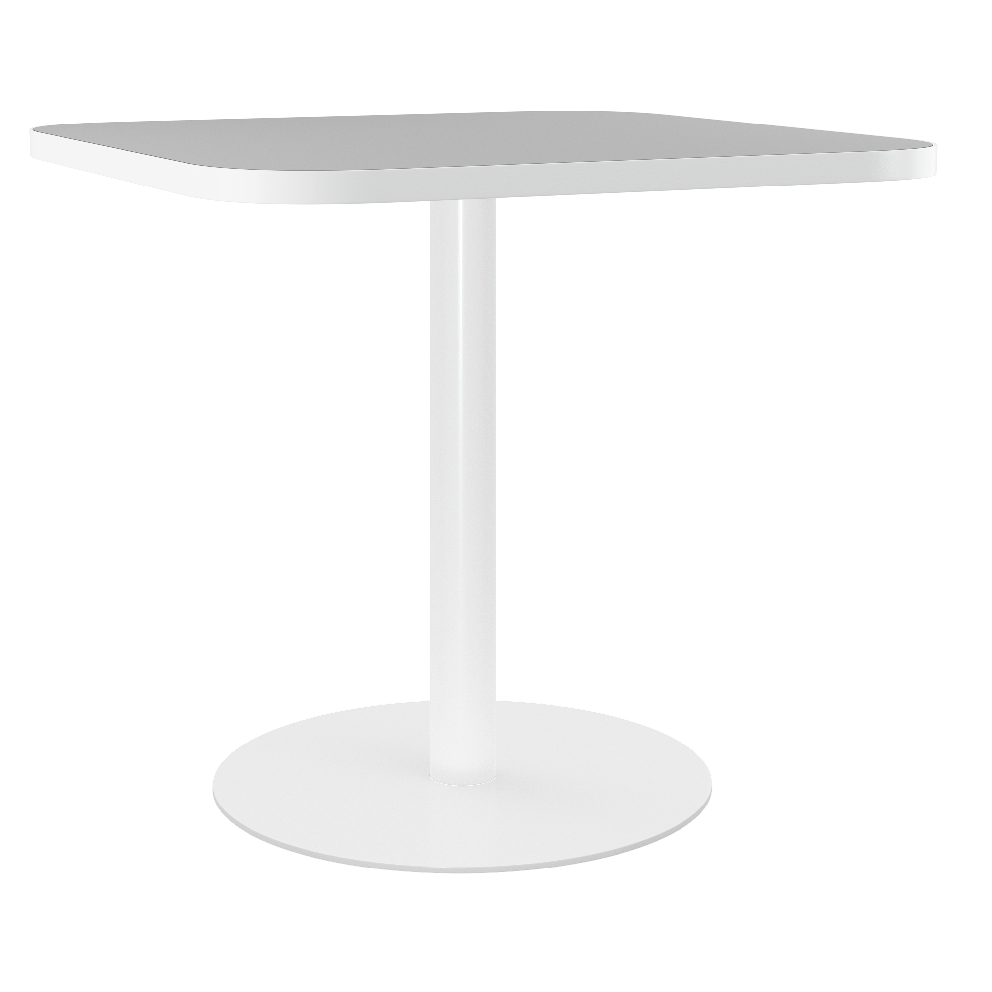 Halo Café Table With Rim - Rounded Square