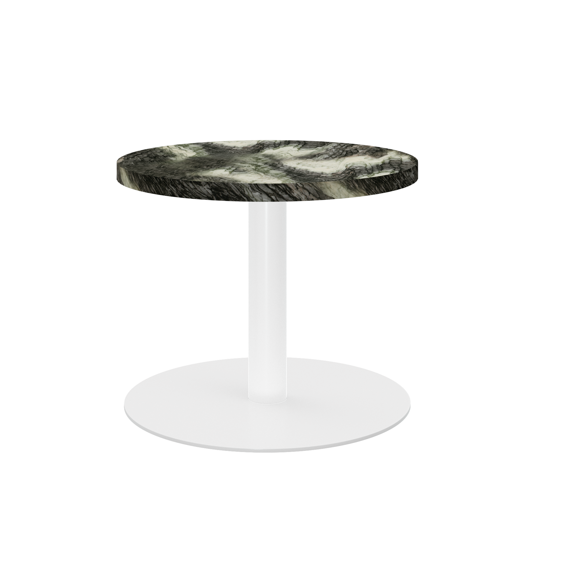 Halo Marble Side Table - Round