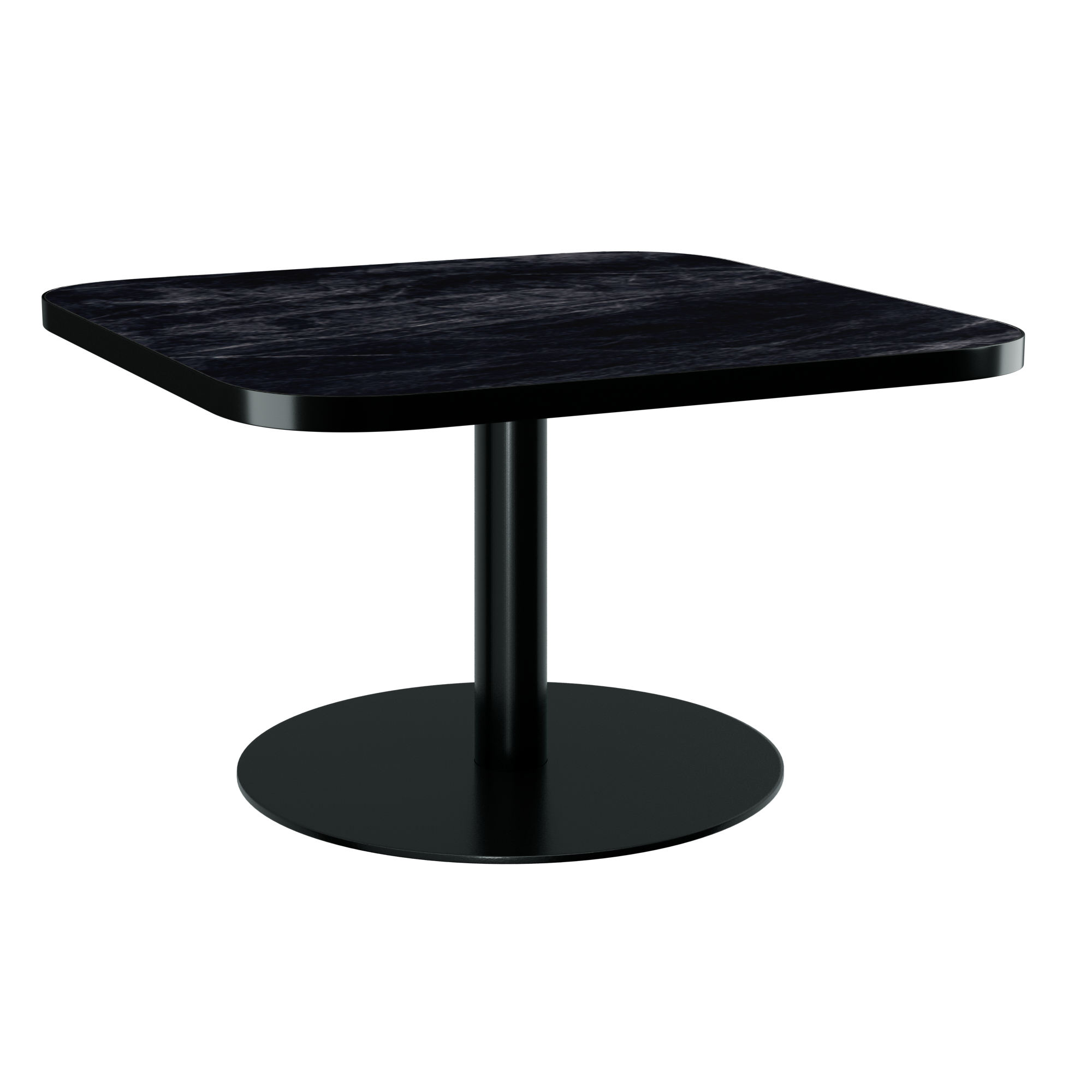 Halo Coffee Table - Rounded Square With Rim