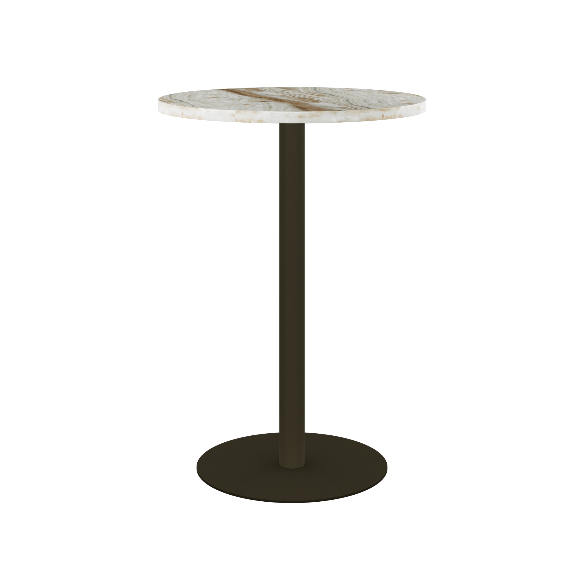 Halo Marble Bar Table - Round