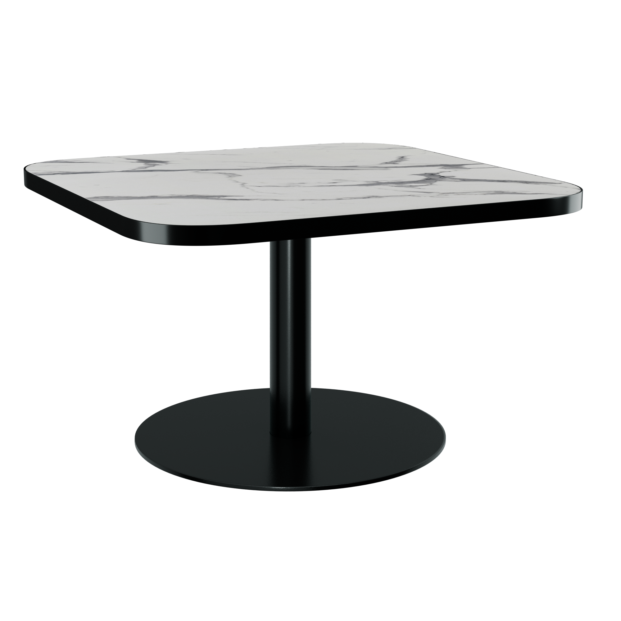 Halo Coffee Table - Rounded Square With Rim