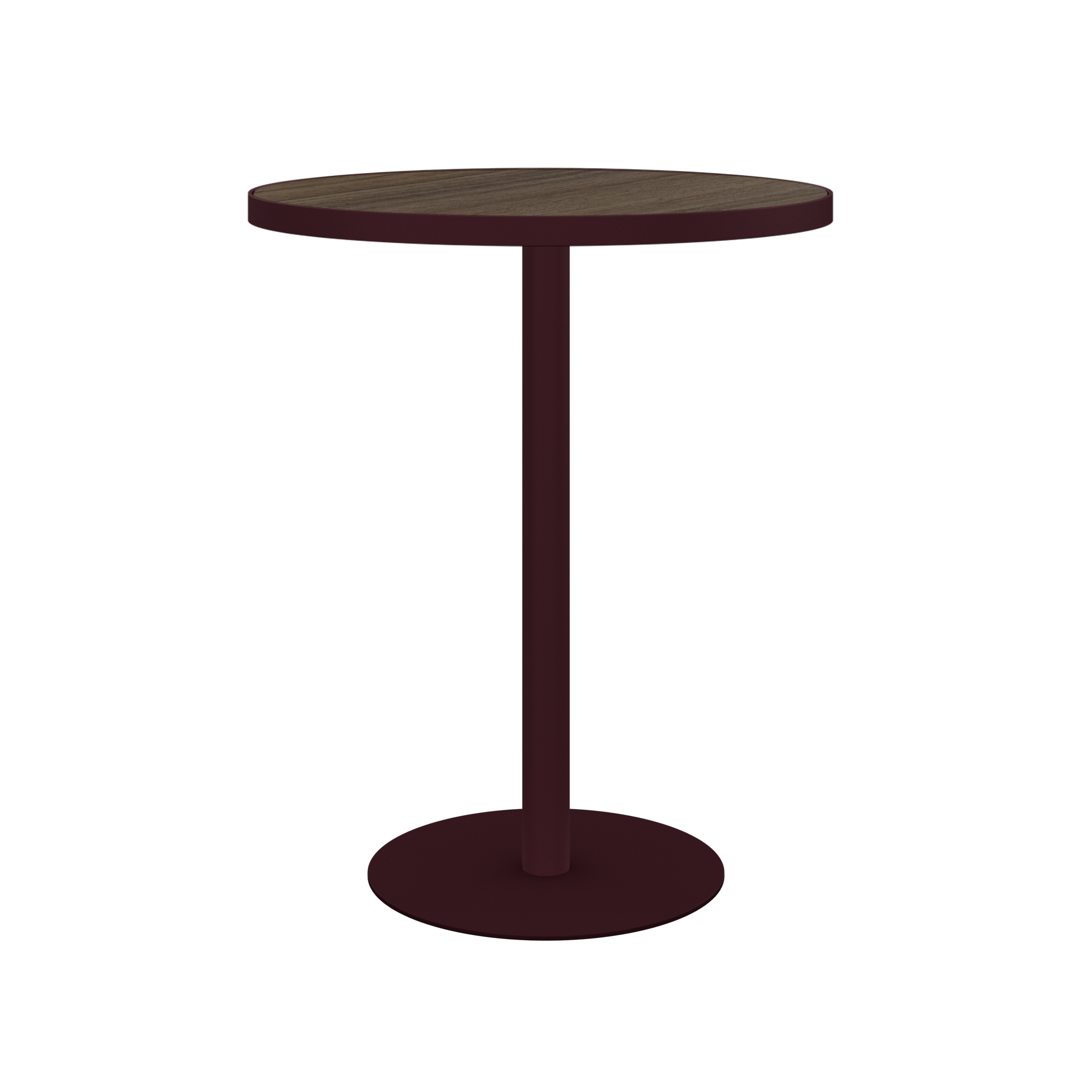 Halo Bar Table With Rim - Round