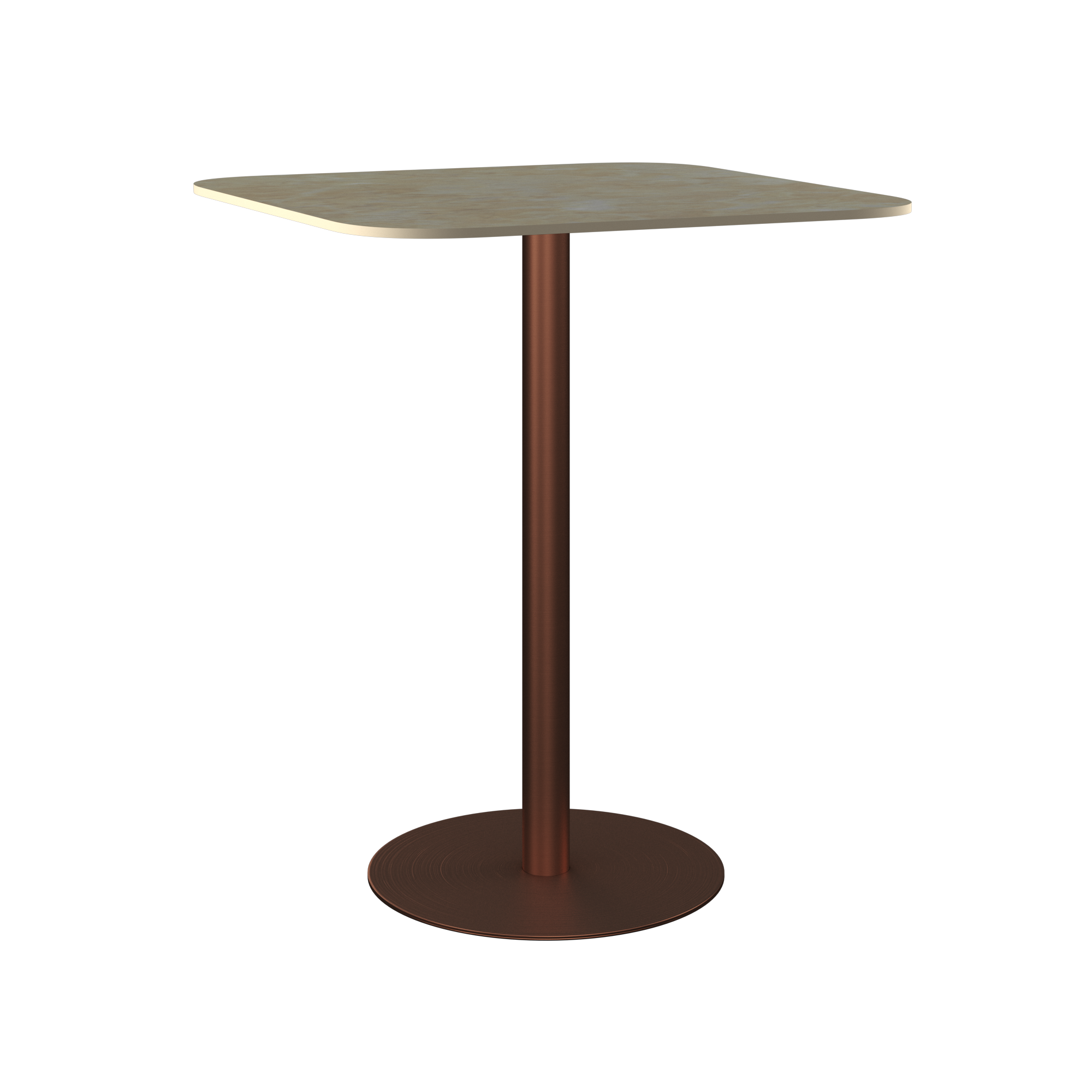 Halo Bar Table - Rounded Square