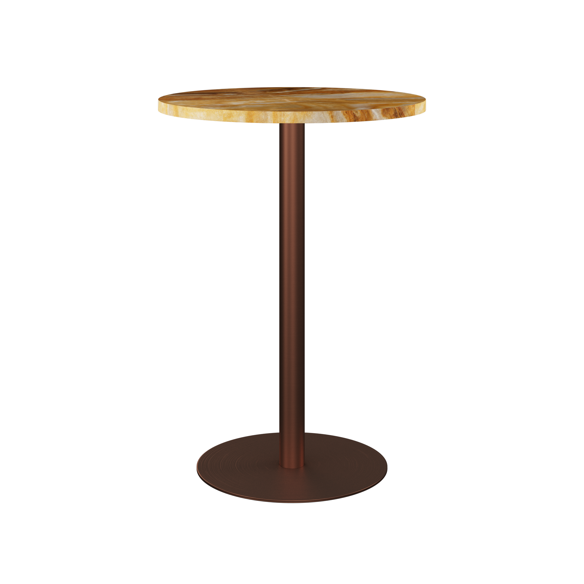 Halo Marble Bar Table - Round